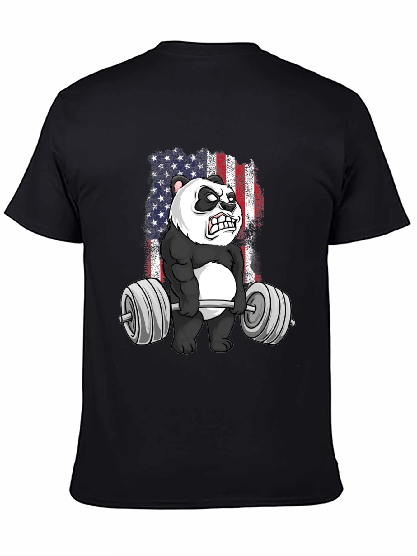 Patriotic Panda Lifting T-Shirt