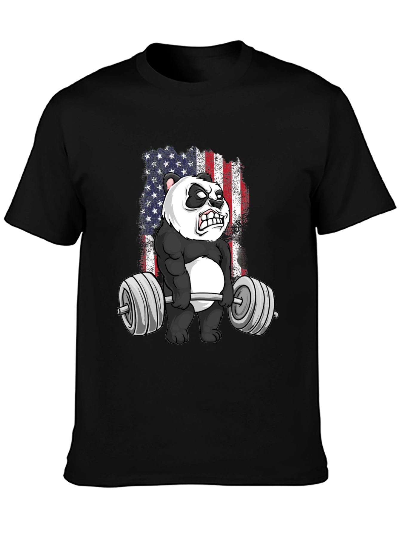 Patriotic Panda Lifting T-Shirt