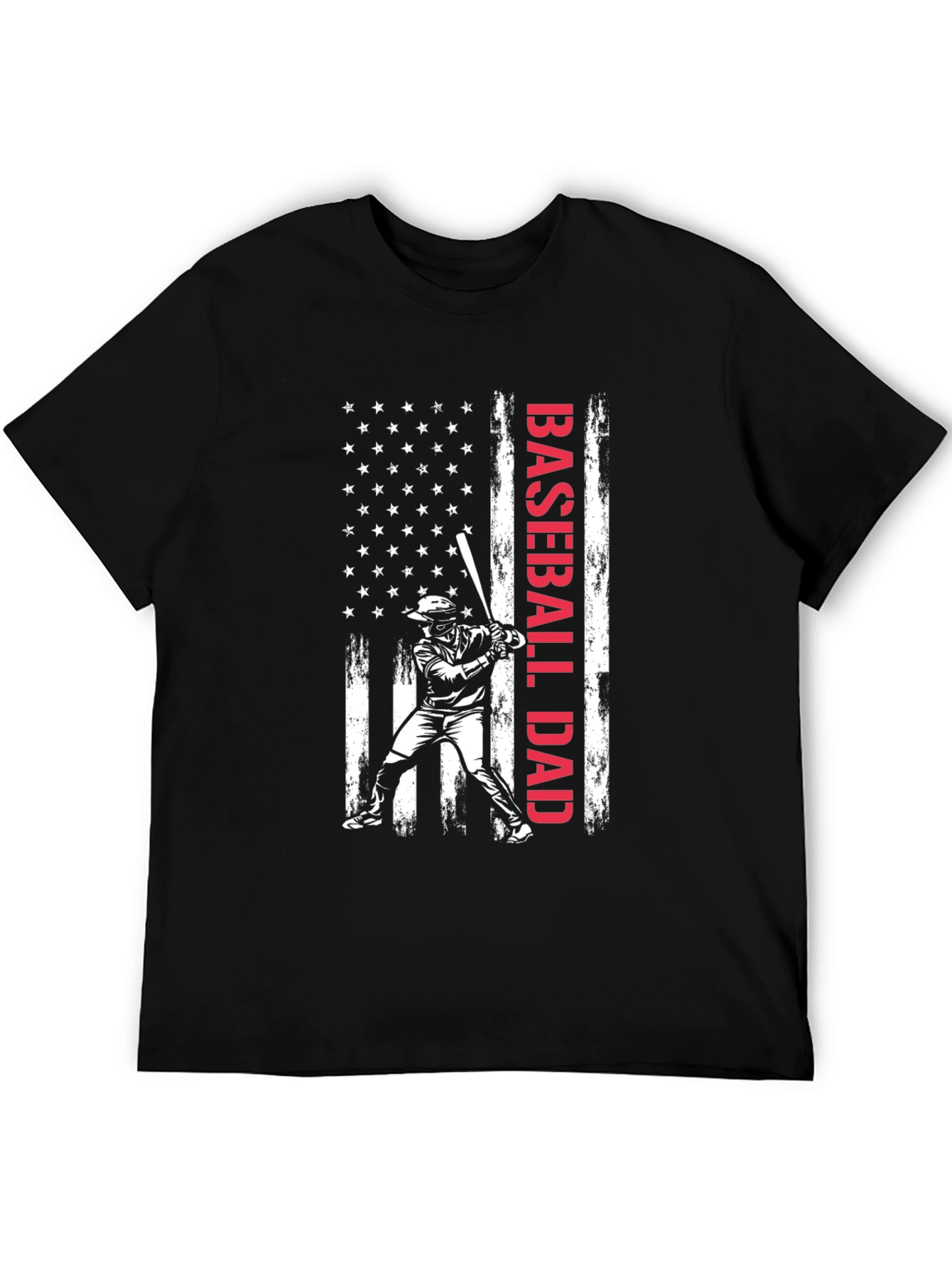 Baseball Dad Flag T-Shirt