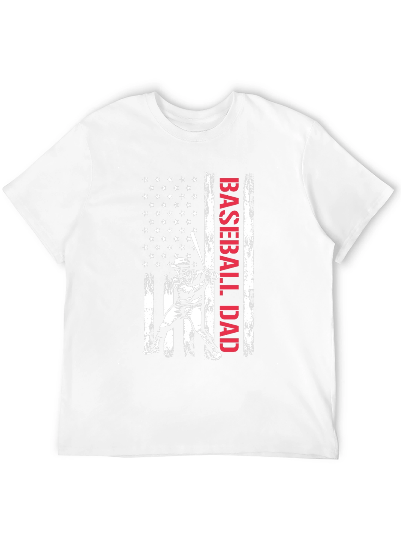 Baseball Dad Flag T-Shirt