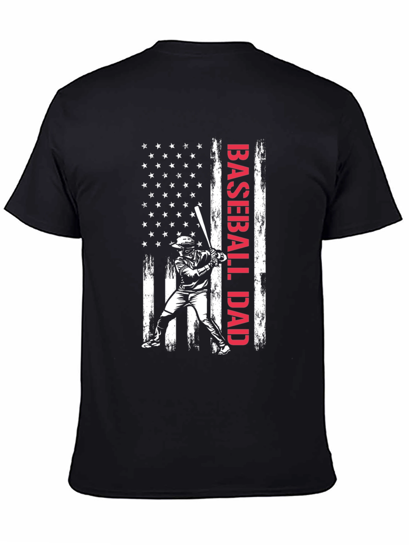 Baseball Dad Flag T-Shirt