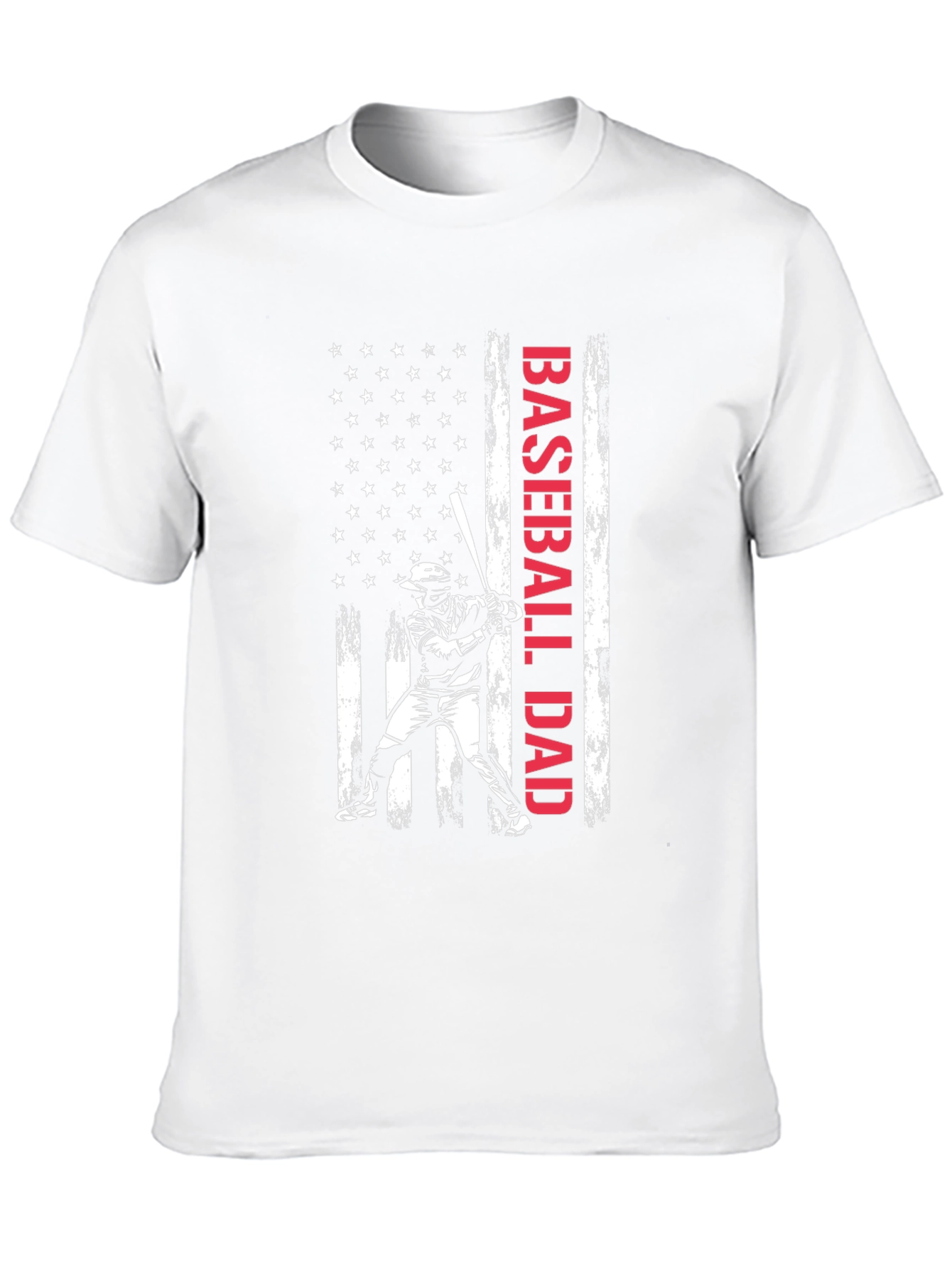 Baseball Dad Flag T-Shirt