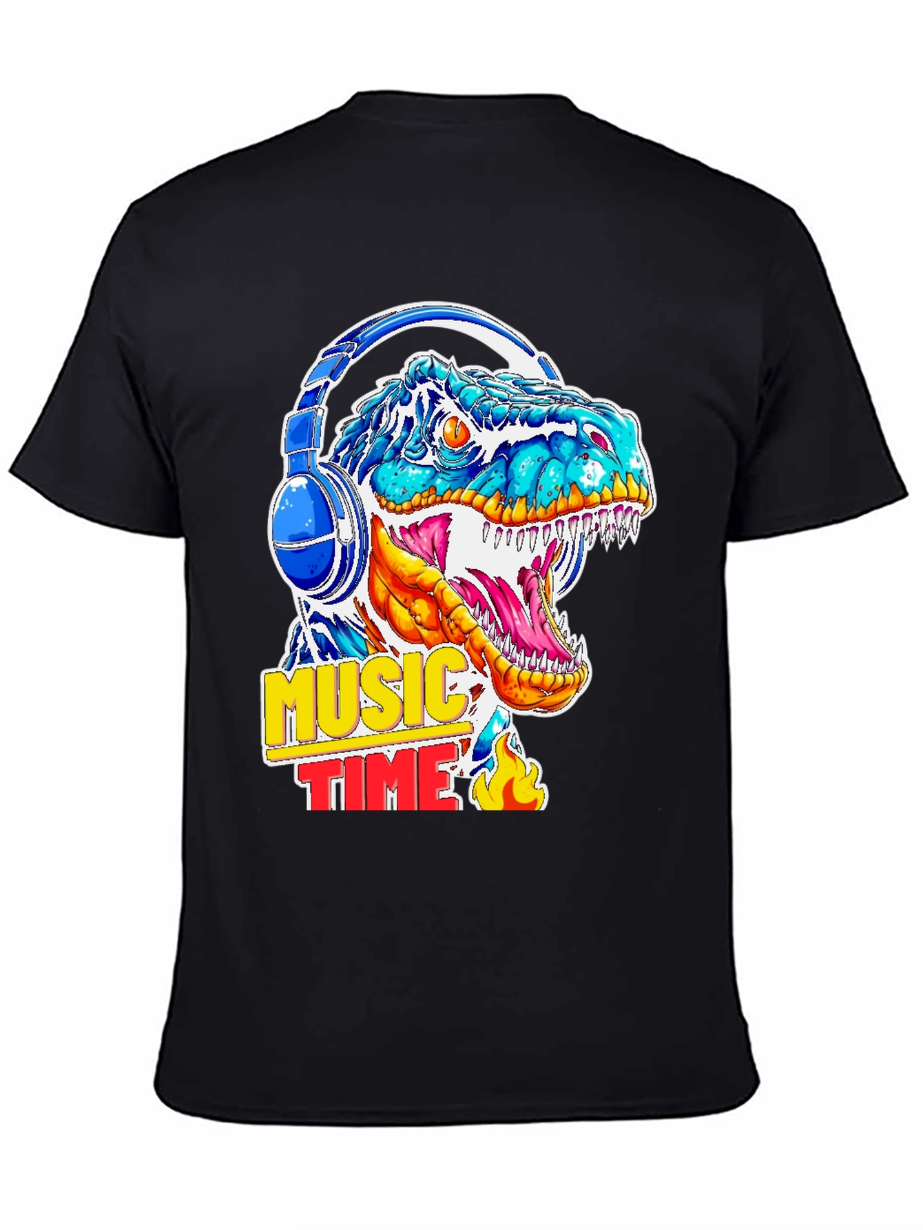 Dino Music Time Graphic T-Shirt