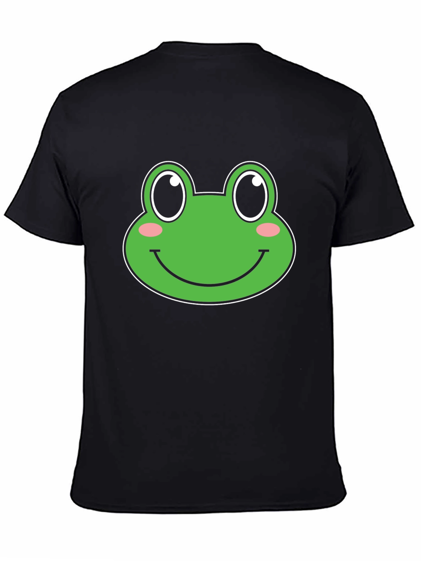 Frog Face Graphic T-Shirt - Unisex Black Tee