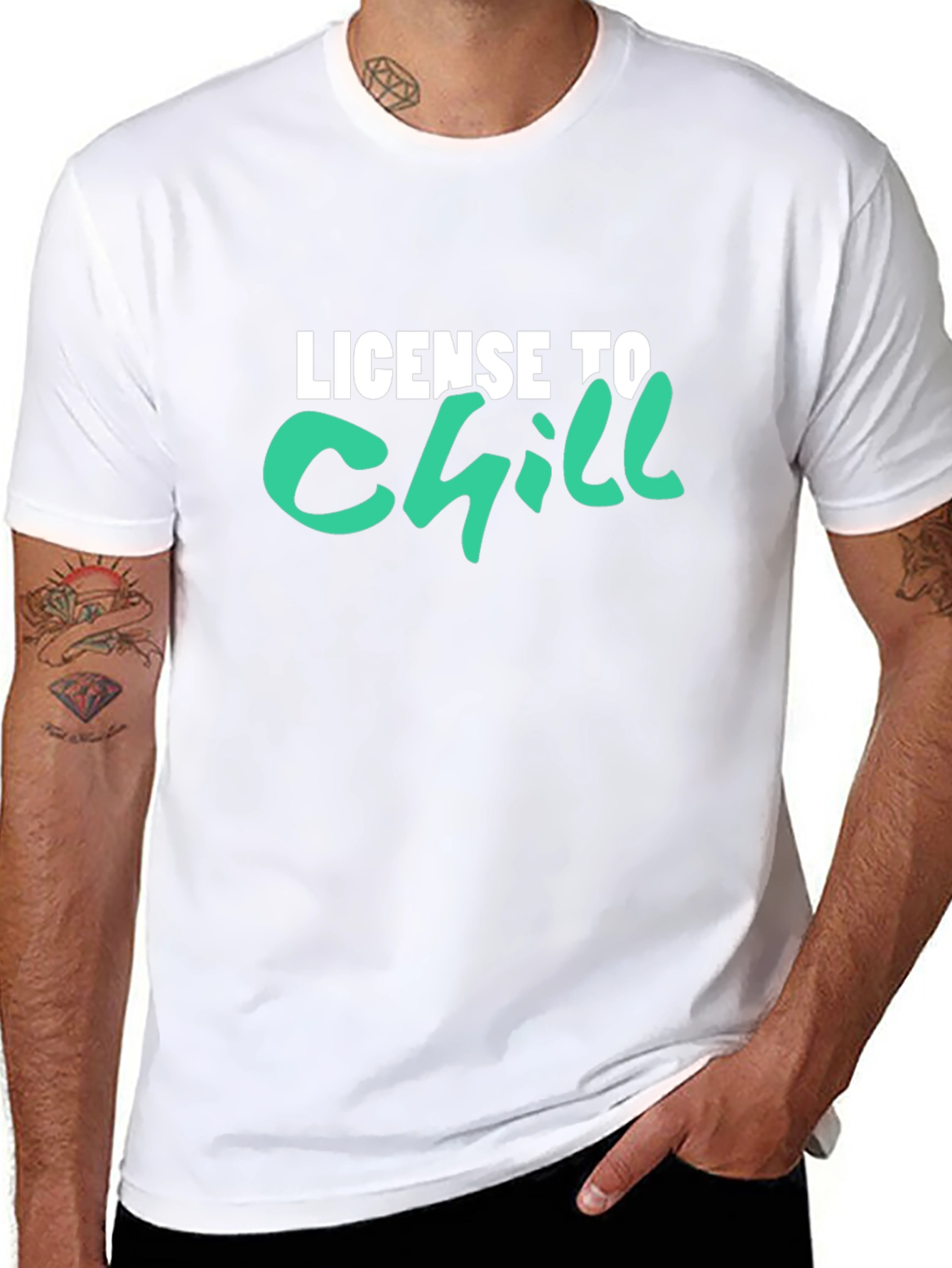 License to Chill Graphic Tee - Relaxed Comfort