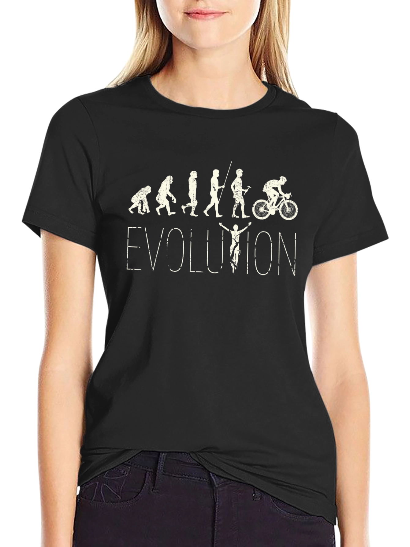 Evolution of Man T-Shirt - Biker Theme