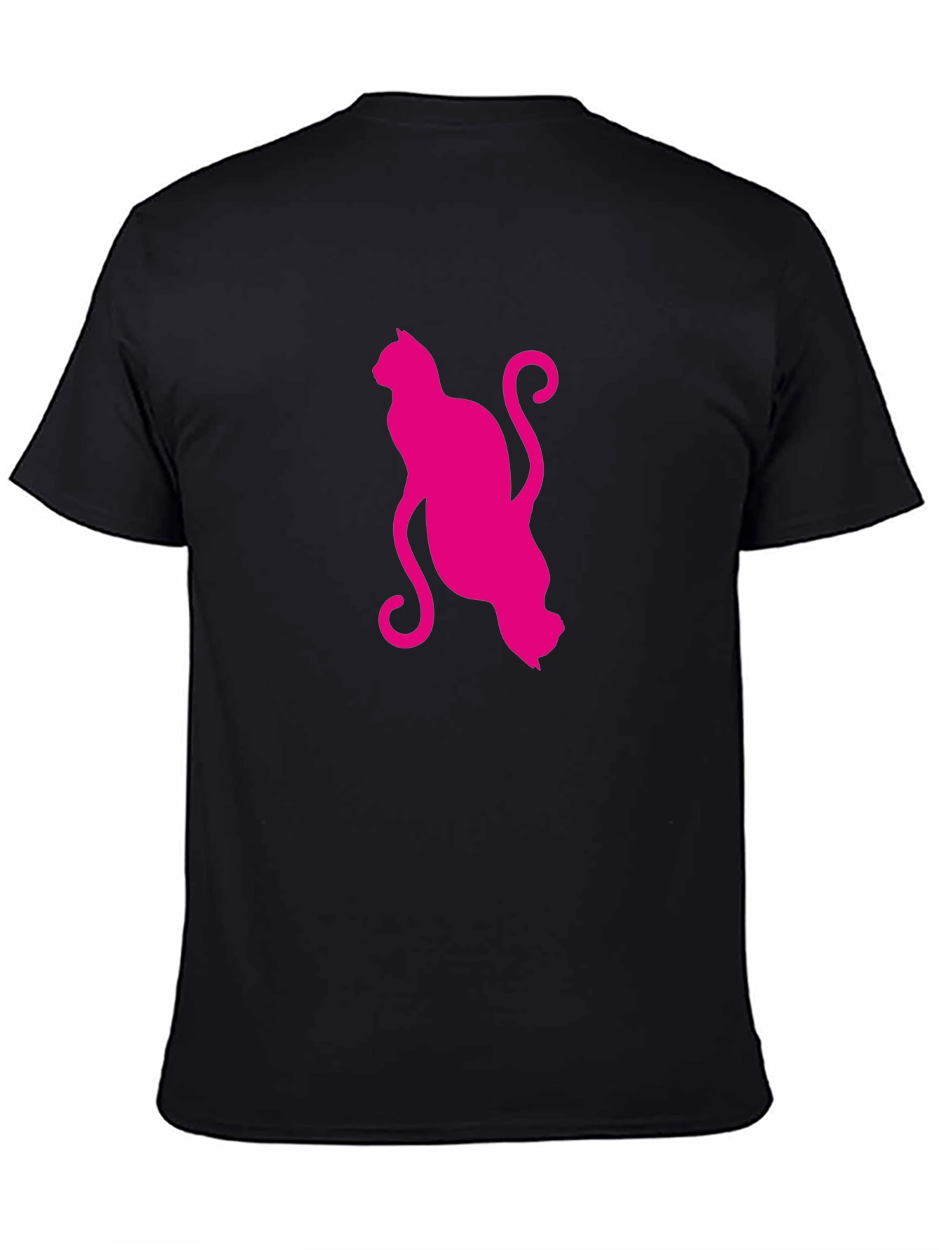 Stylish Cat Graphic T-Shirt