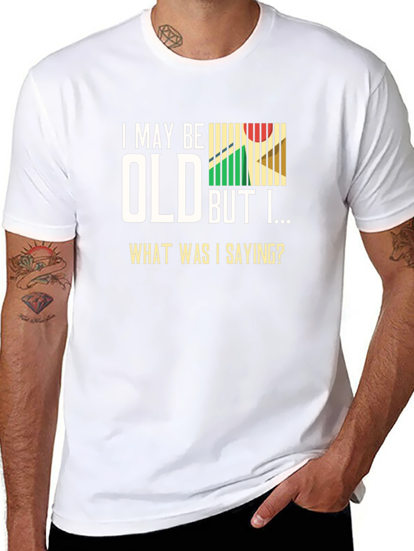 Funny Old Age T-Shirt - What Was I Saying?