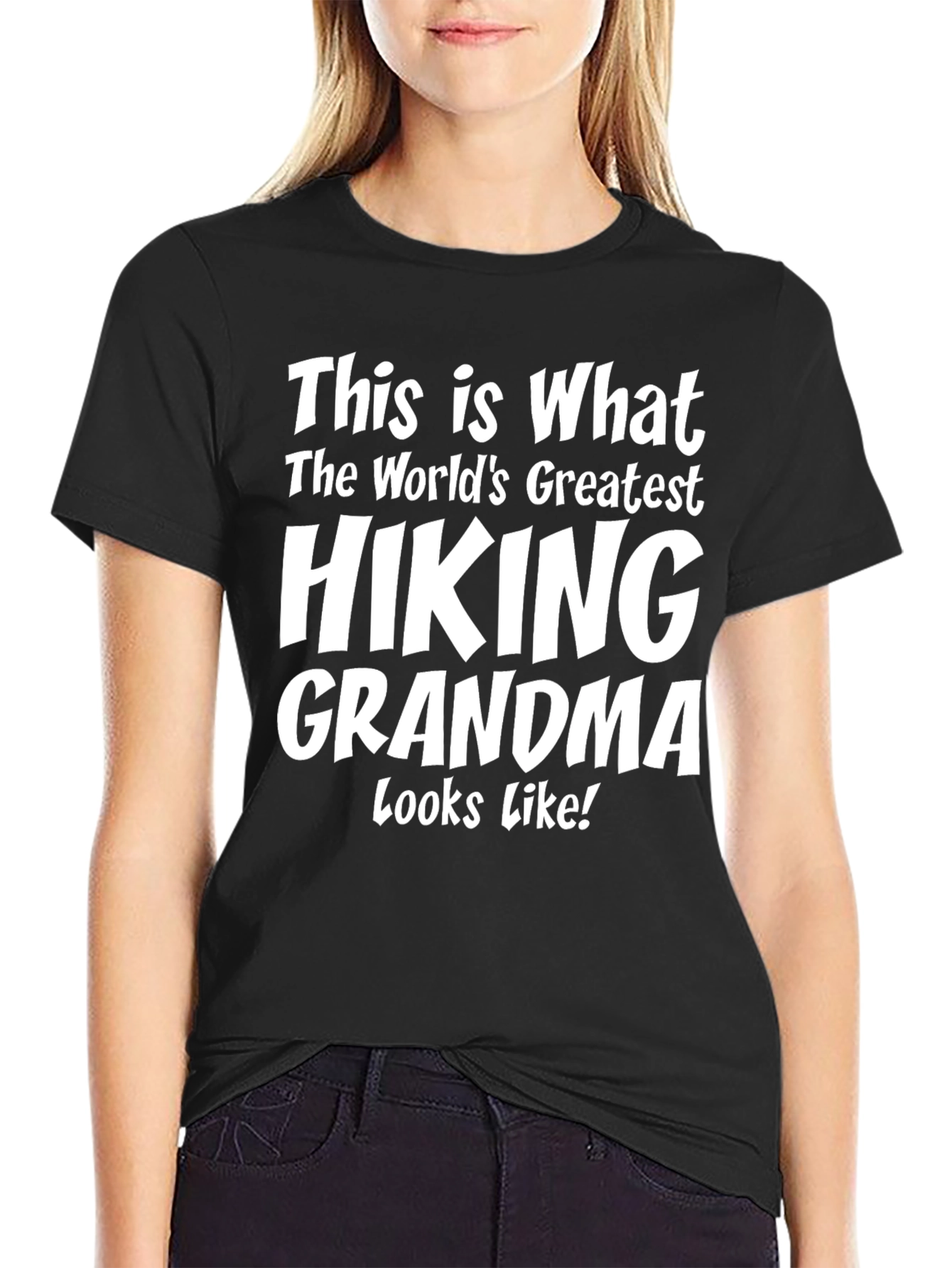 Hiking Grandma T-Shirt - Worlds Greatest