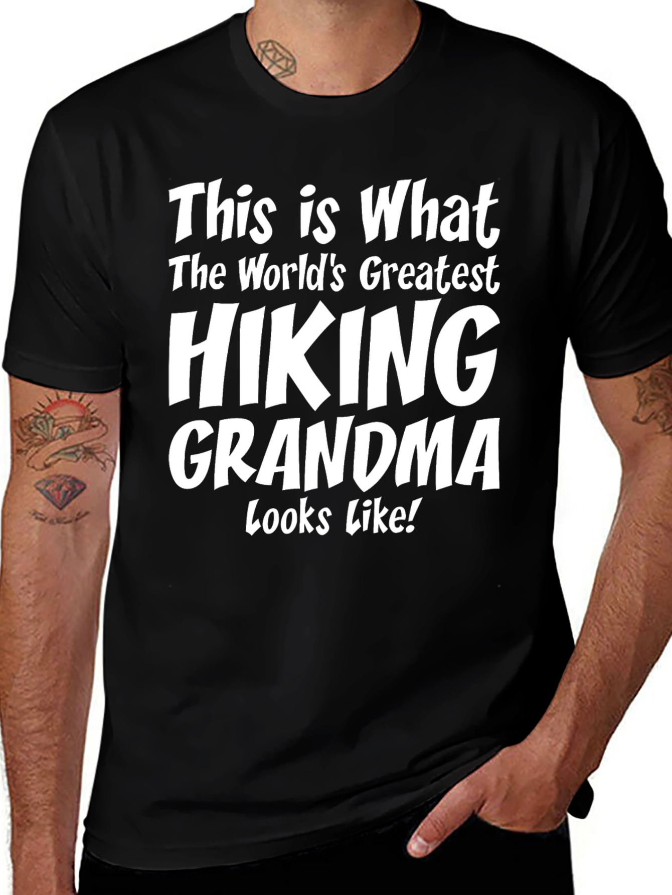 Hiking Grandma T-Shirt - Worlds Greatest