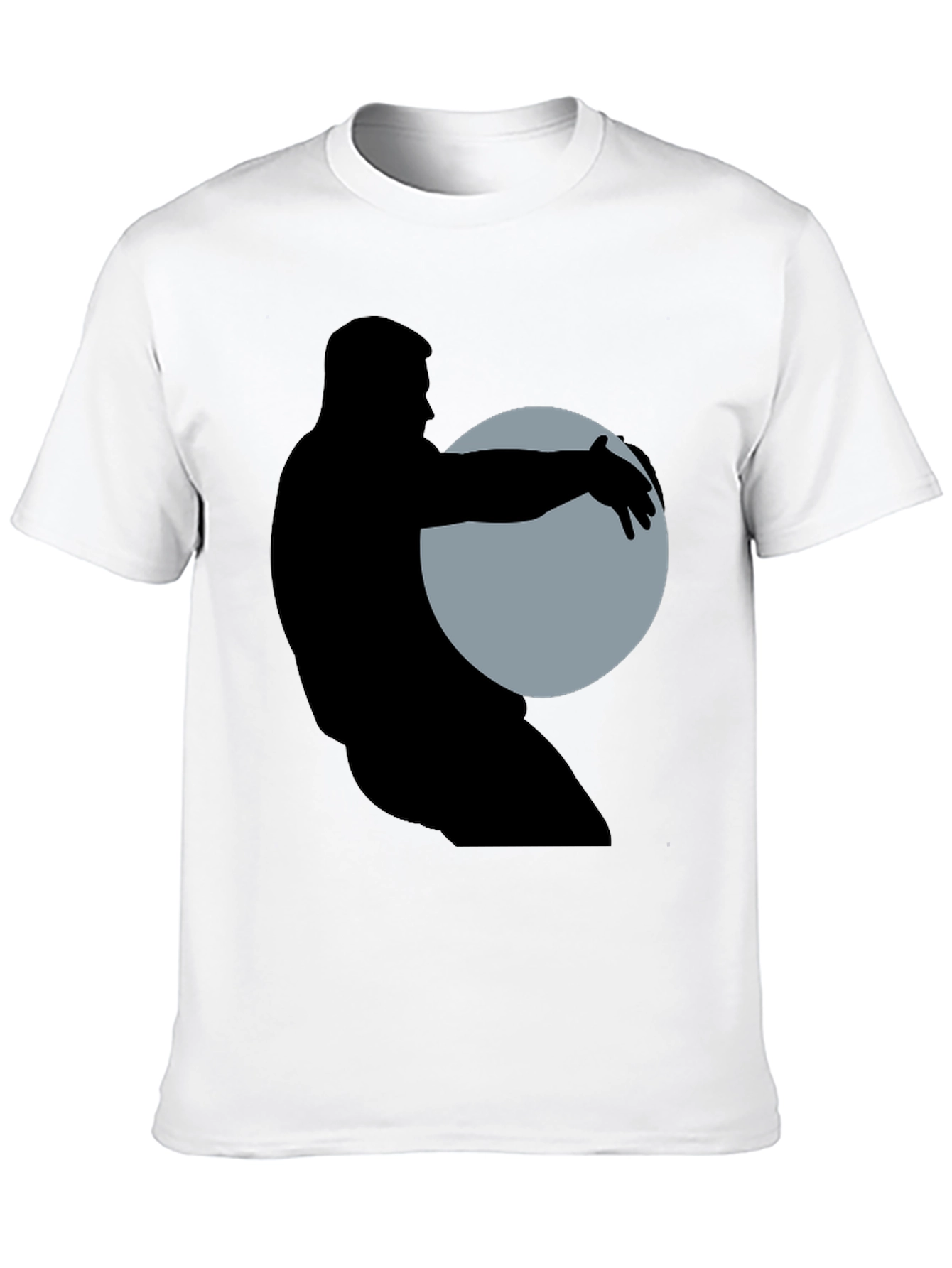 Silhouette Man Graphic Tee - Modern Fit