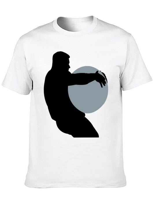 Silhouette Man Graphic Tee - Modern Fit