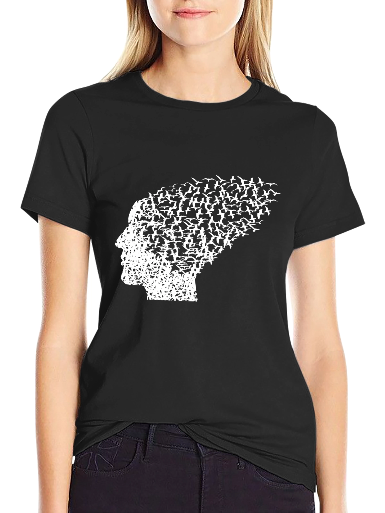Birds Mind T-Shirt - Artistic Graphic Tee