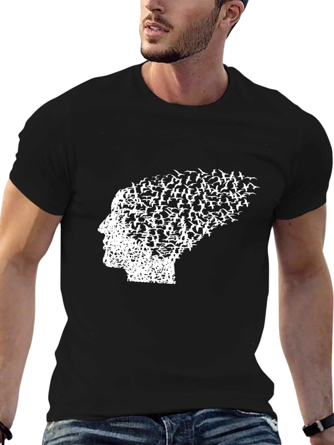Birds Mind T-Shirt - Artistic Graphic Tee