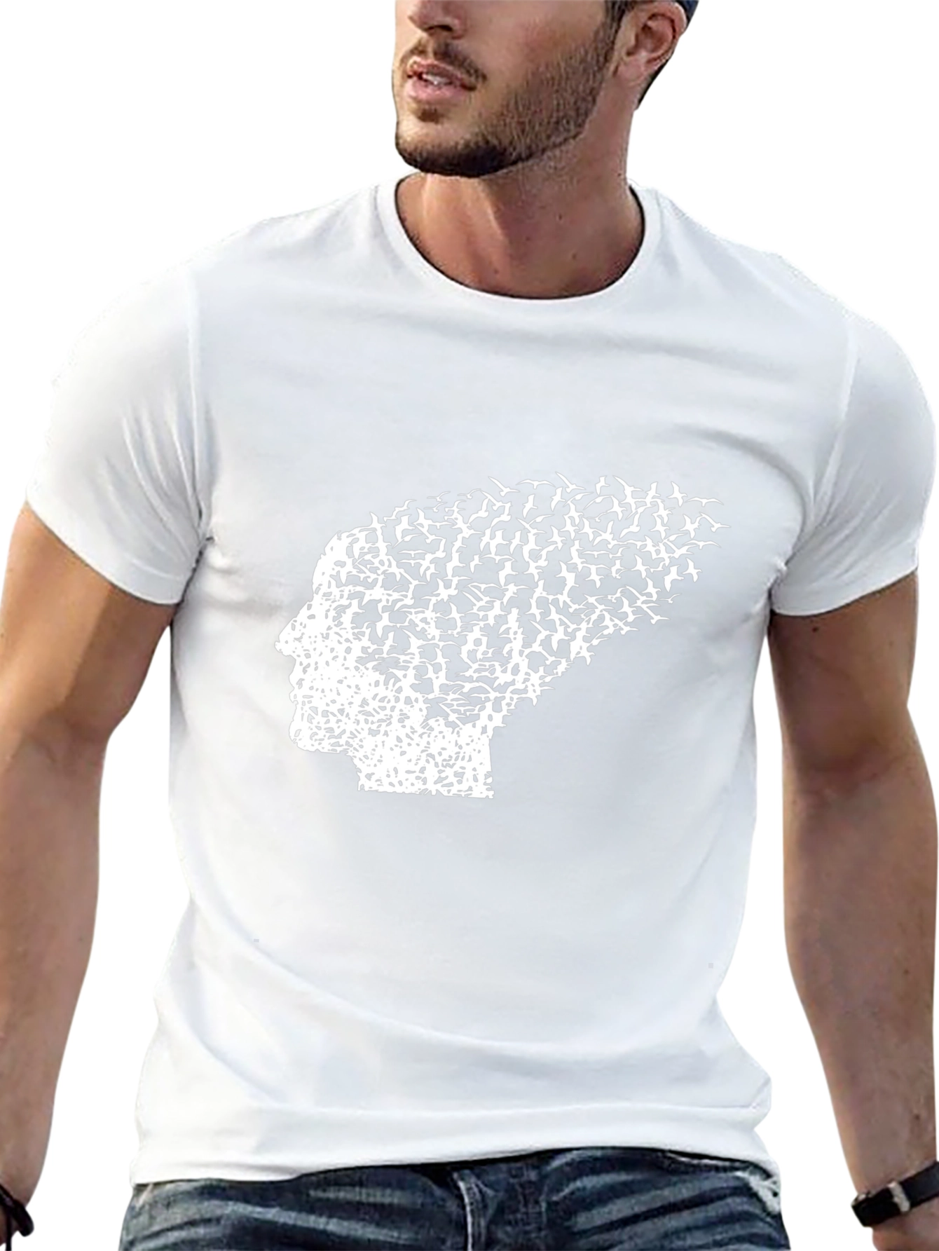 Birds Mind T-Shirt - Artistic Graphic Tee