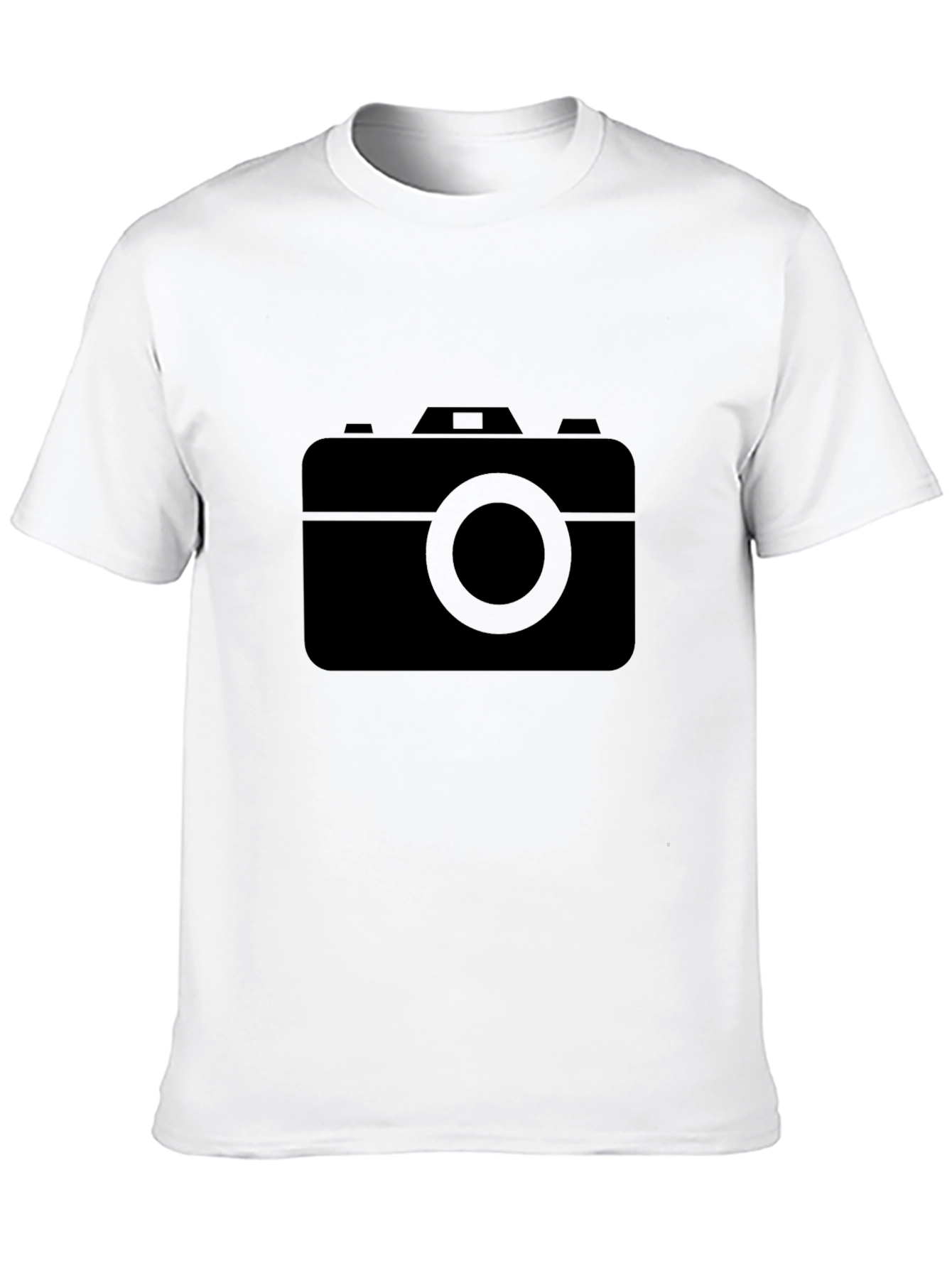 Black Camera Graphic Tee - Photography Lover T-Shirt