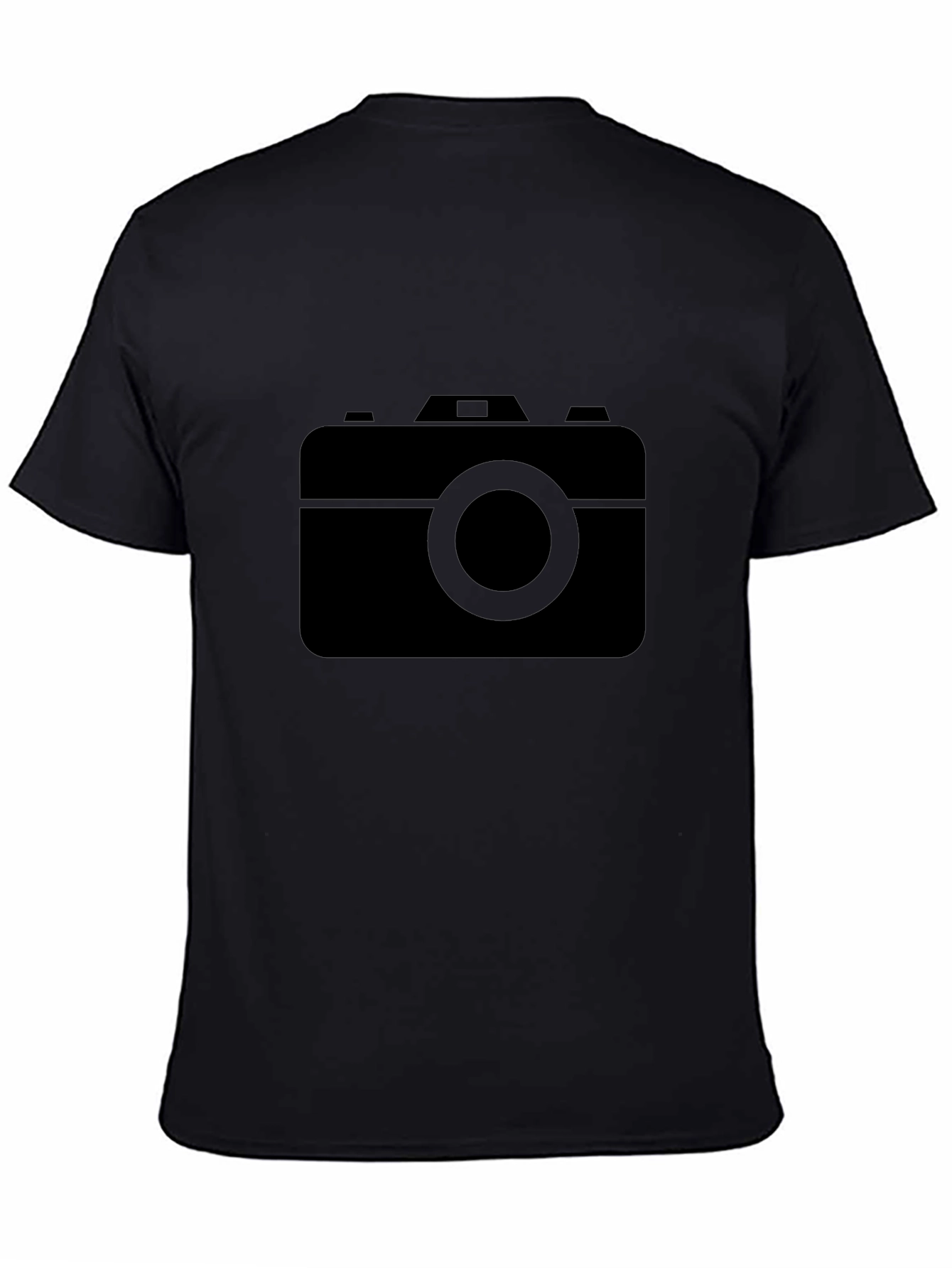 Black Camera Graphic Tee - Photography Lover T-Shirt