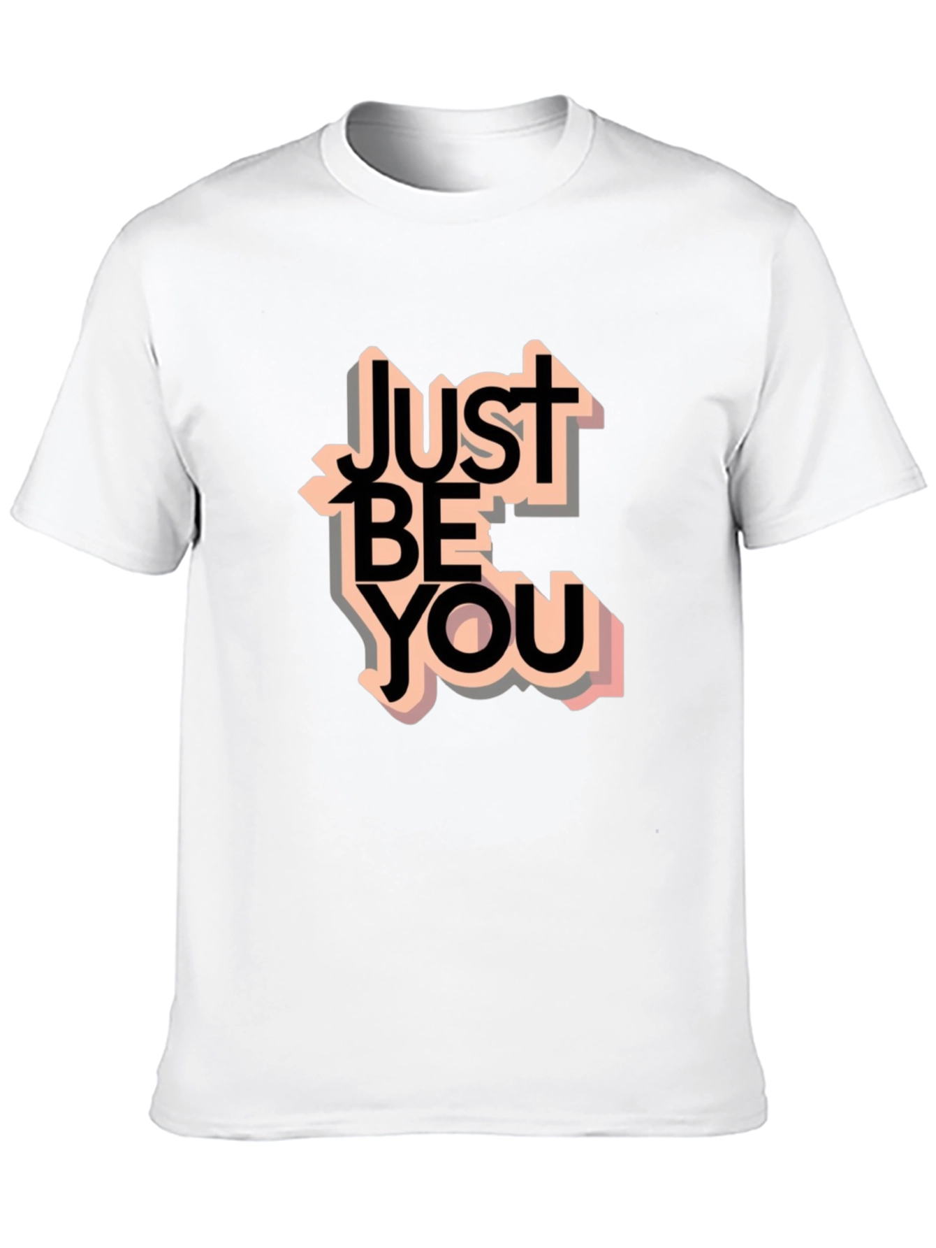 Just Be You T-Shirt - Black Graphic Tee