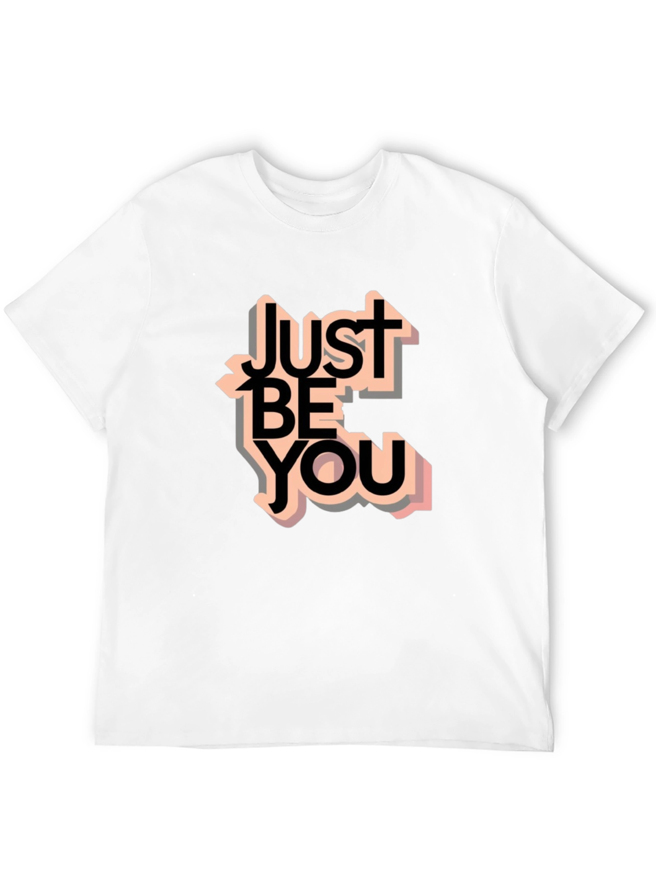 Just Be You T-Shirt - Black Graphic Tee