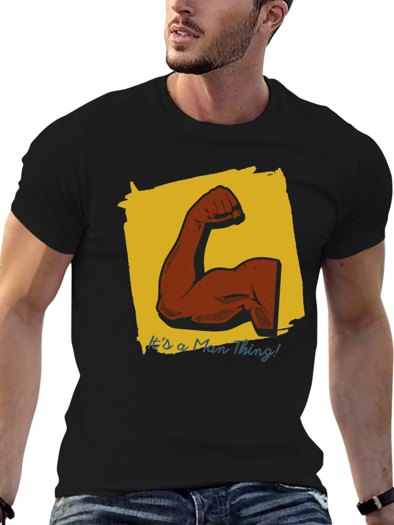 Man Thing T-Shirt - Black