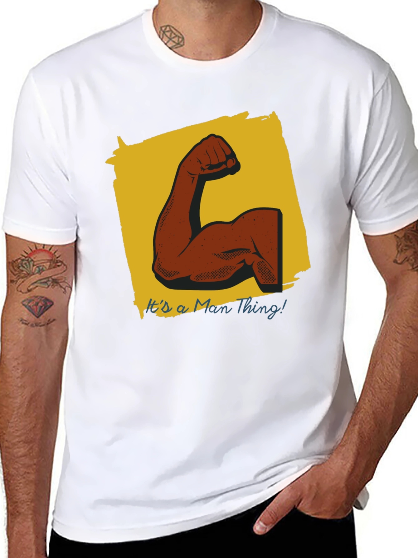 Man Thing T-Shirt - Black