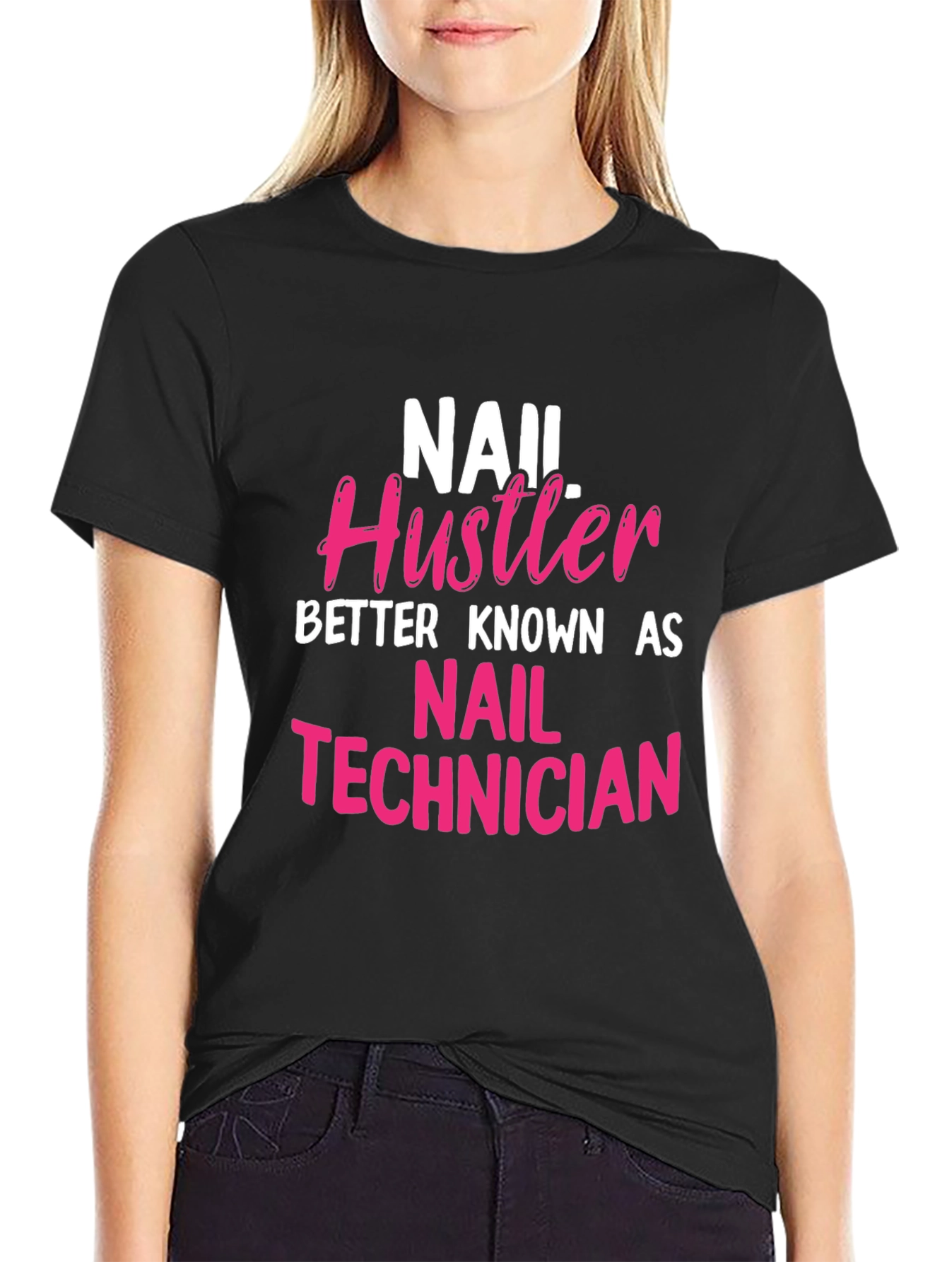 Nail Hustler Technician Graphic T-Shirt