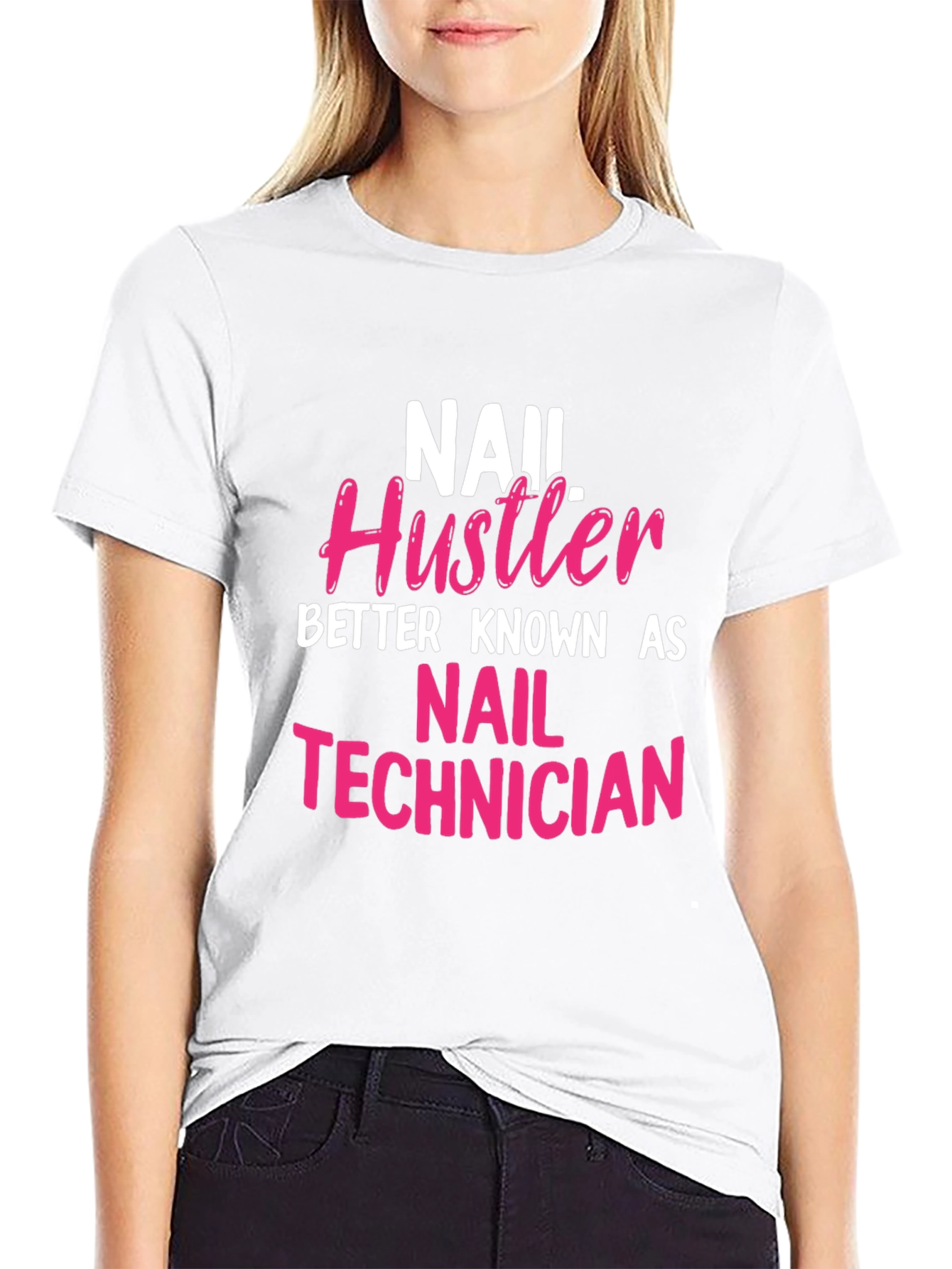 Nail Hustler Technician Graphic T-Shirt