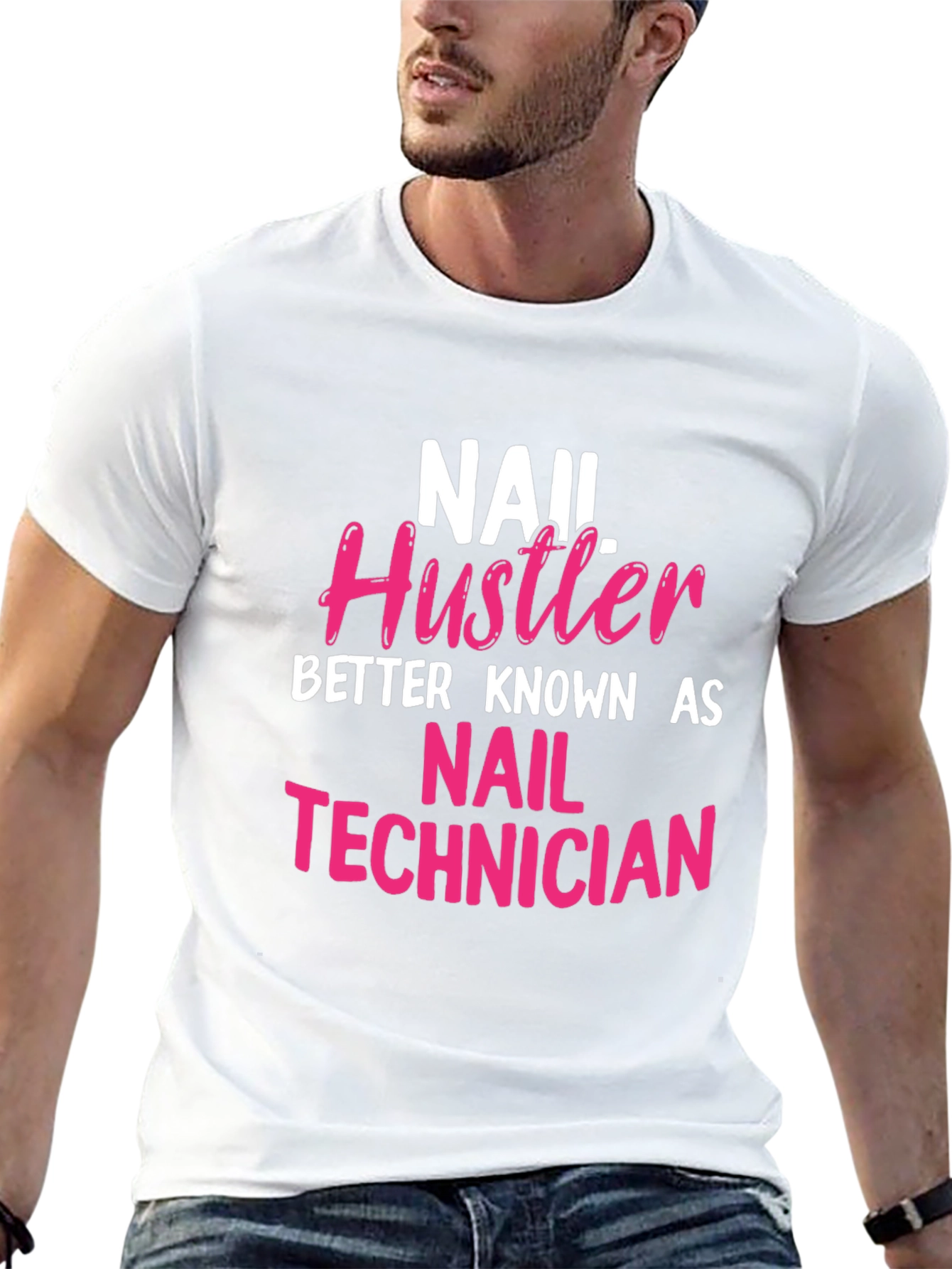 Nail Hustler Technician Graphic T-Shirt