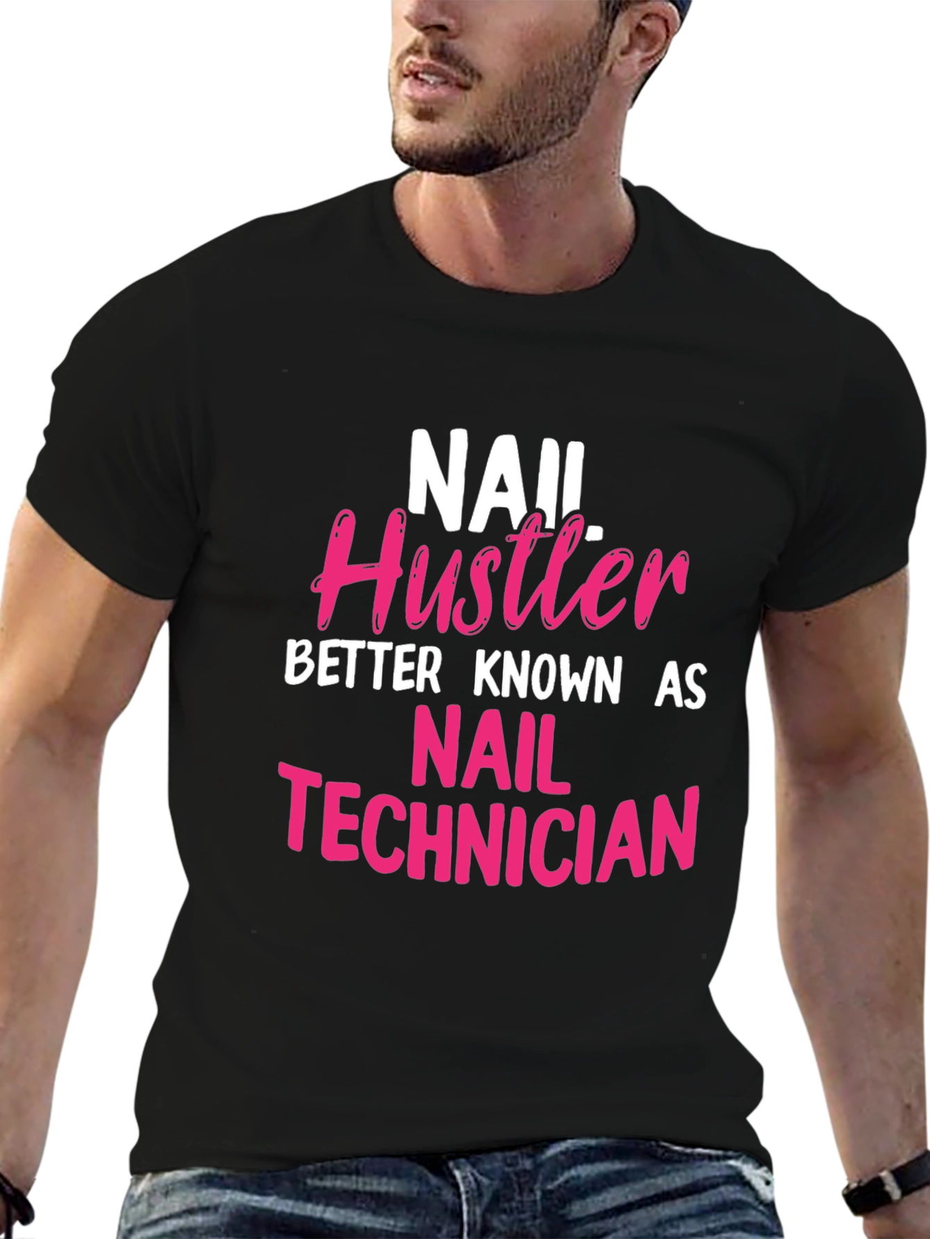 Nail Hustler Technician Graphic T-Shirt
