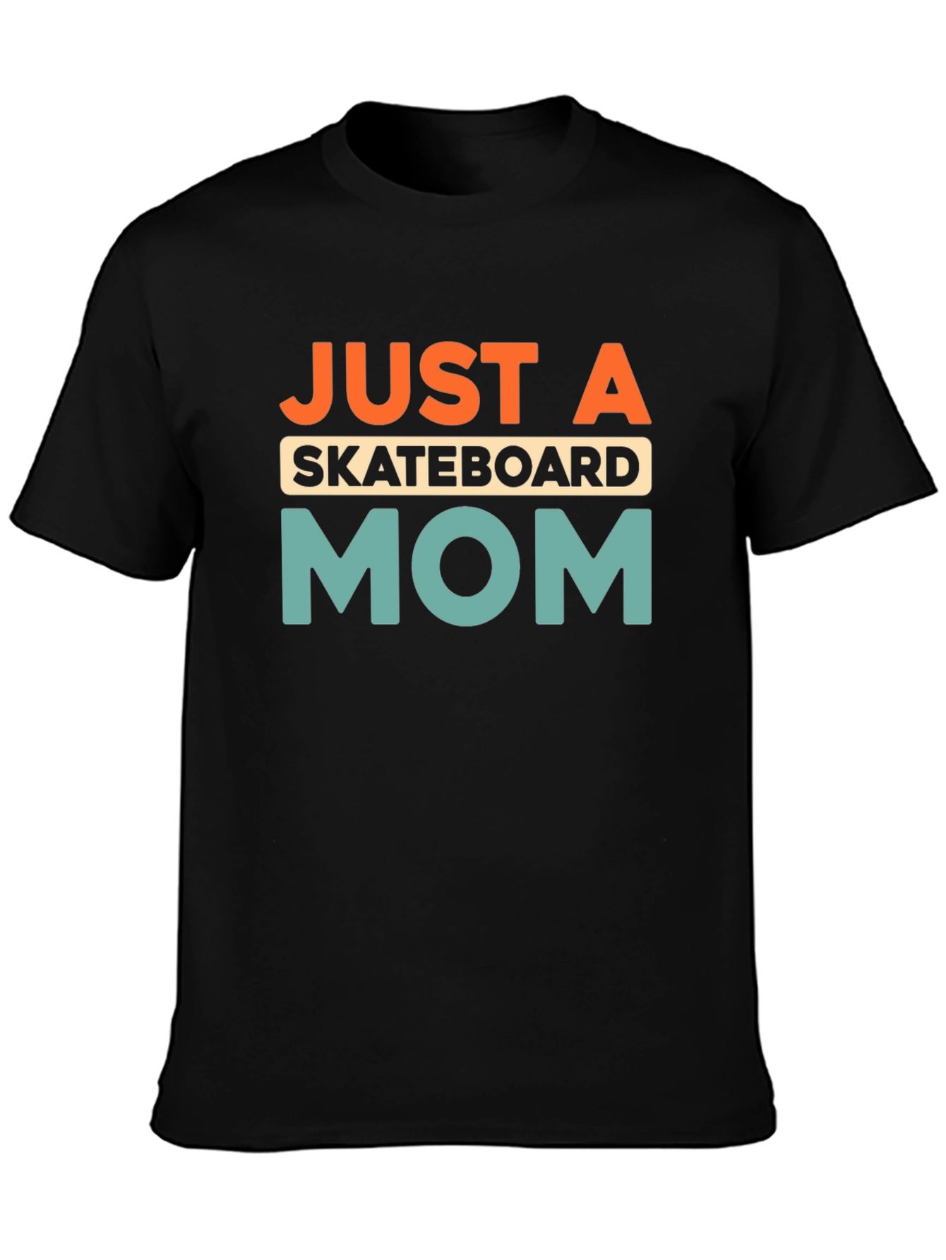 Skateboard Mom Graphic Tee - Black T-Shirt