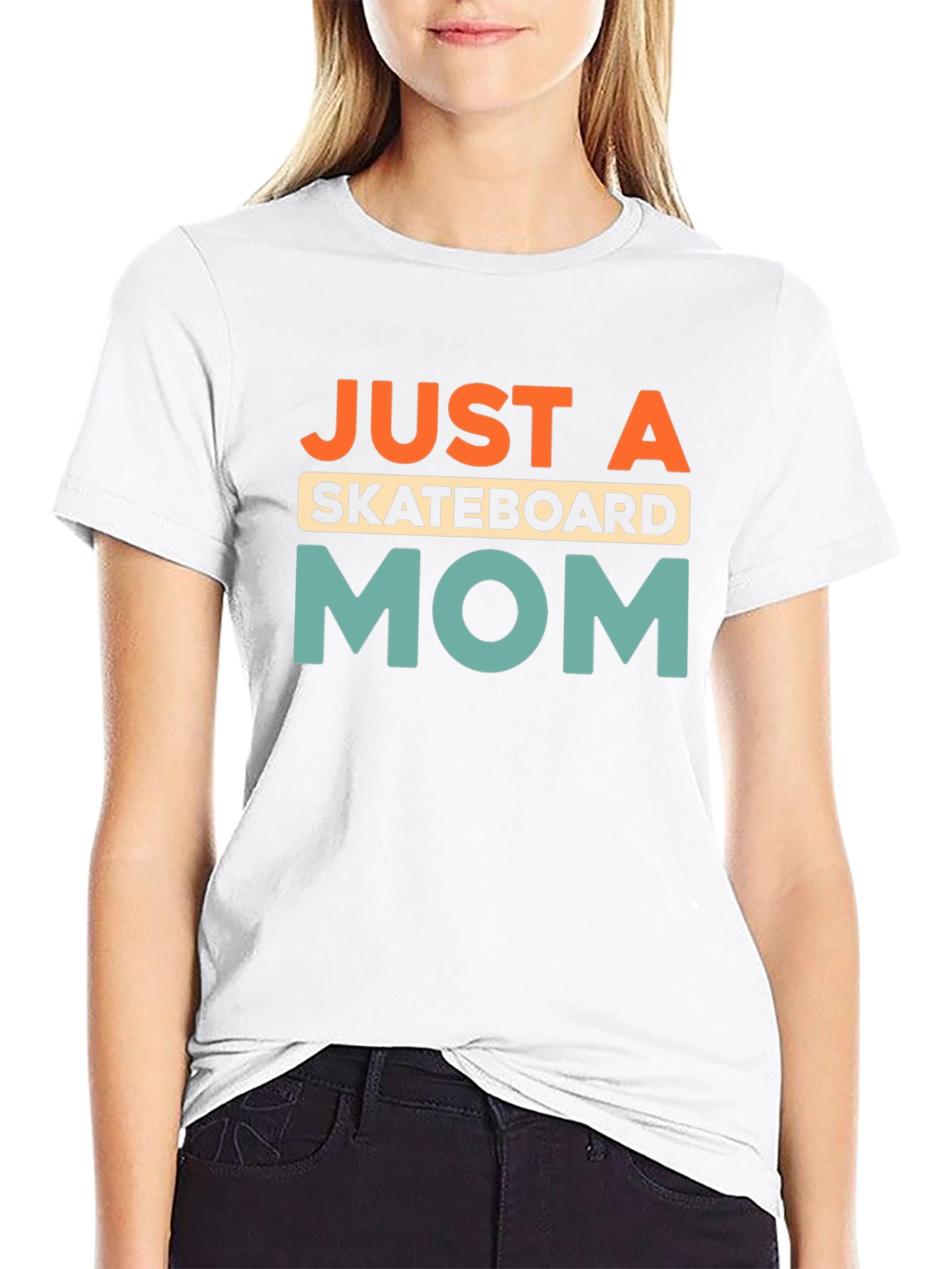 Skateboard Mom Graphic Tee - Black T-Shirt