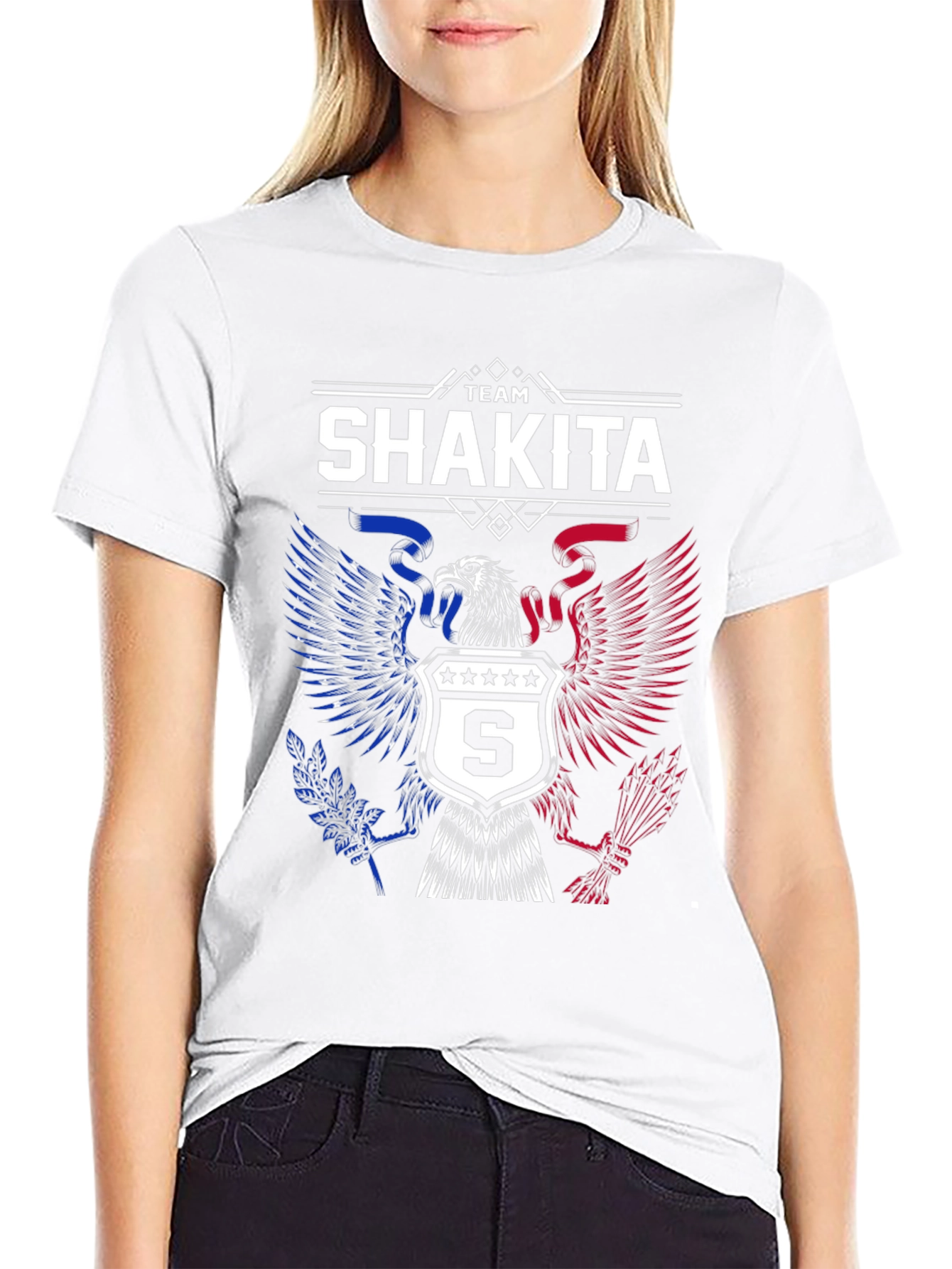 Team Shakita Eagle Patriotic T-Shirt