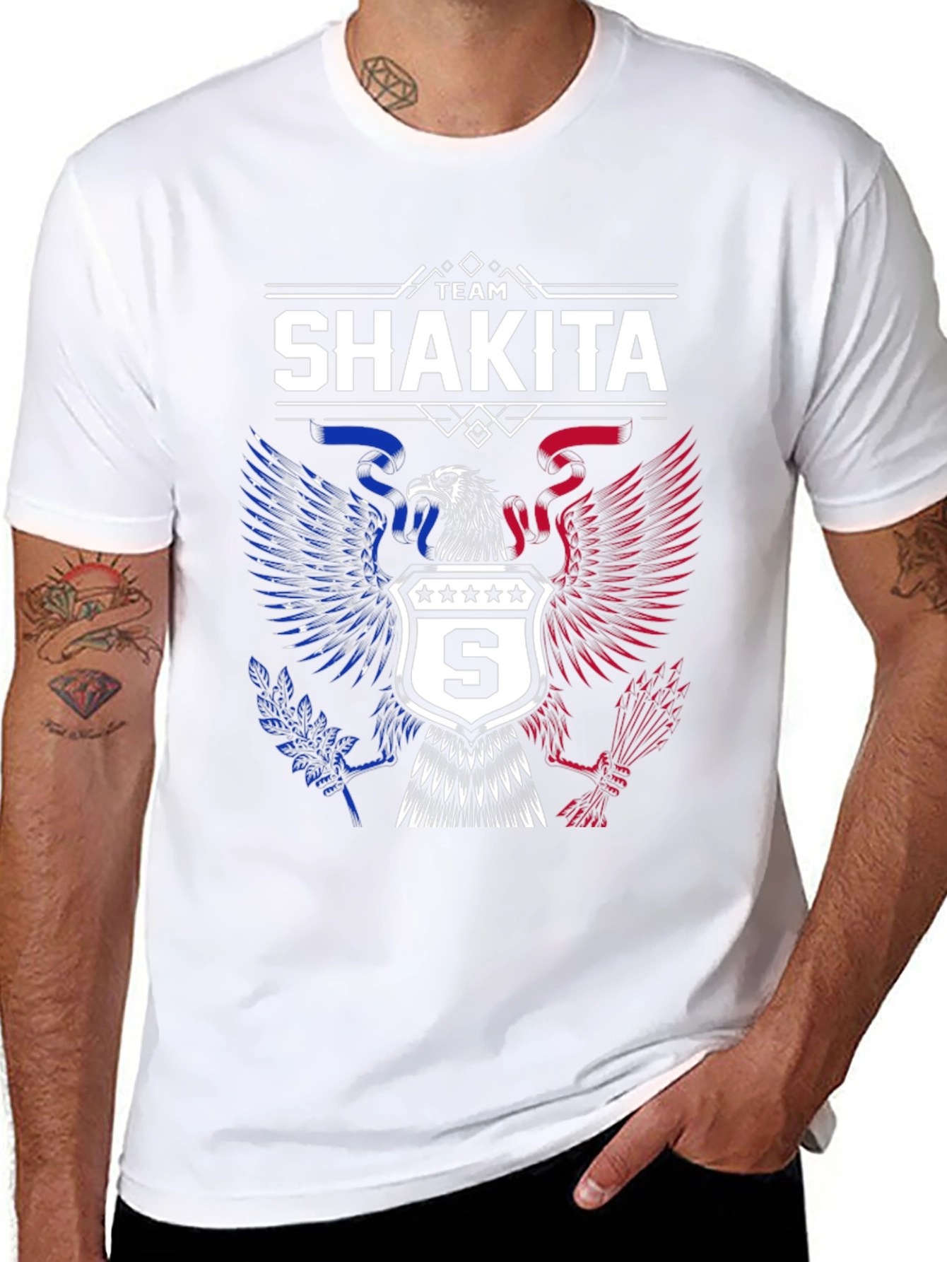 Team Shakita Eagle Patriotic T-Shirt