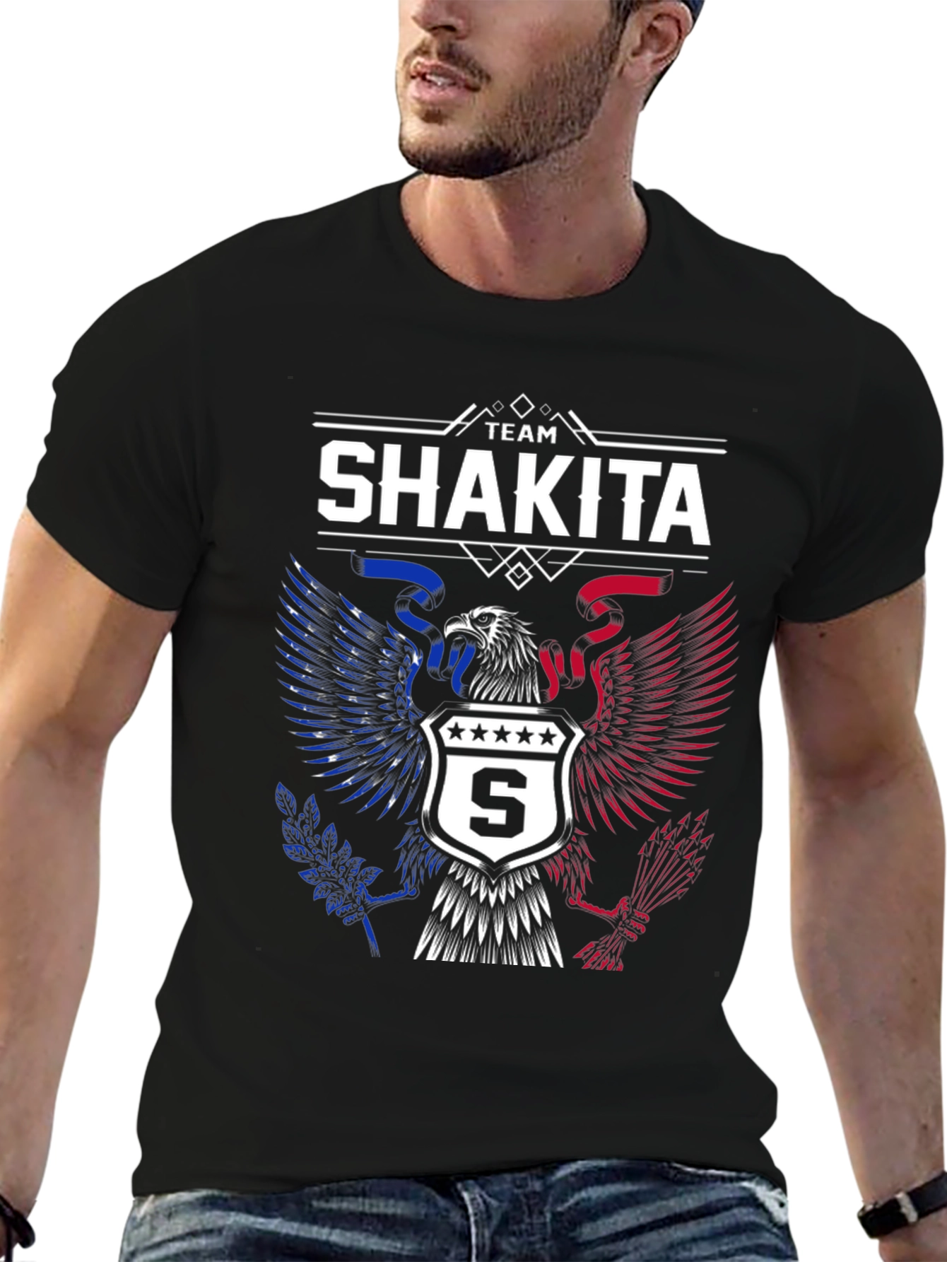 Team Shakita Eagle Patriotic T-Shirt