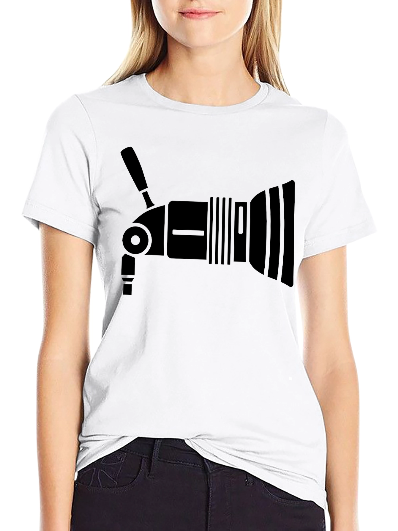 Camera Light Graphic Tee - Stylish & Unique!