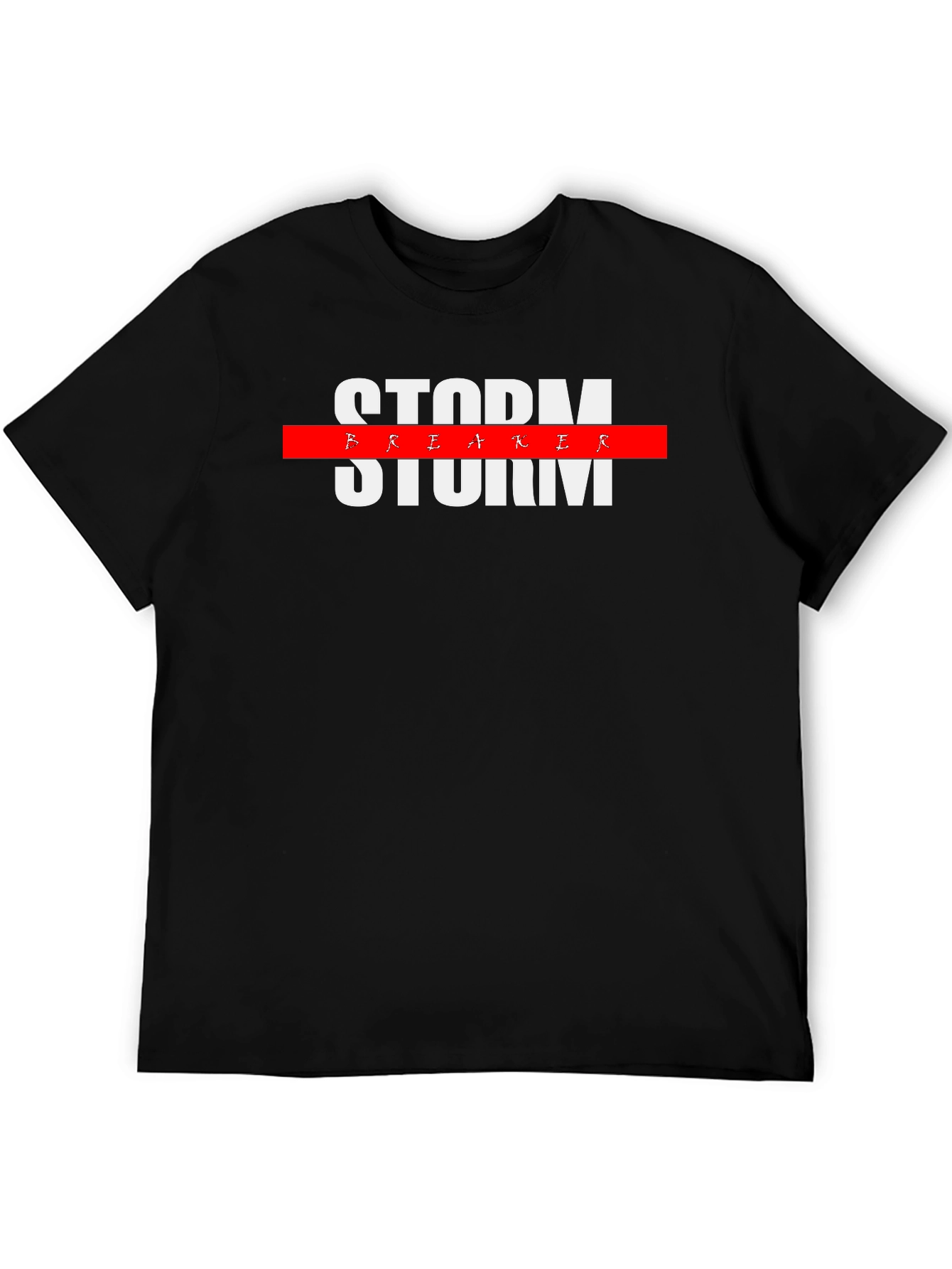 Storm Breaker Graphic Tee - Mens Black T-Shirt