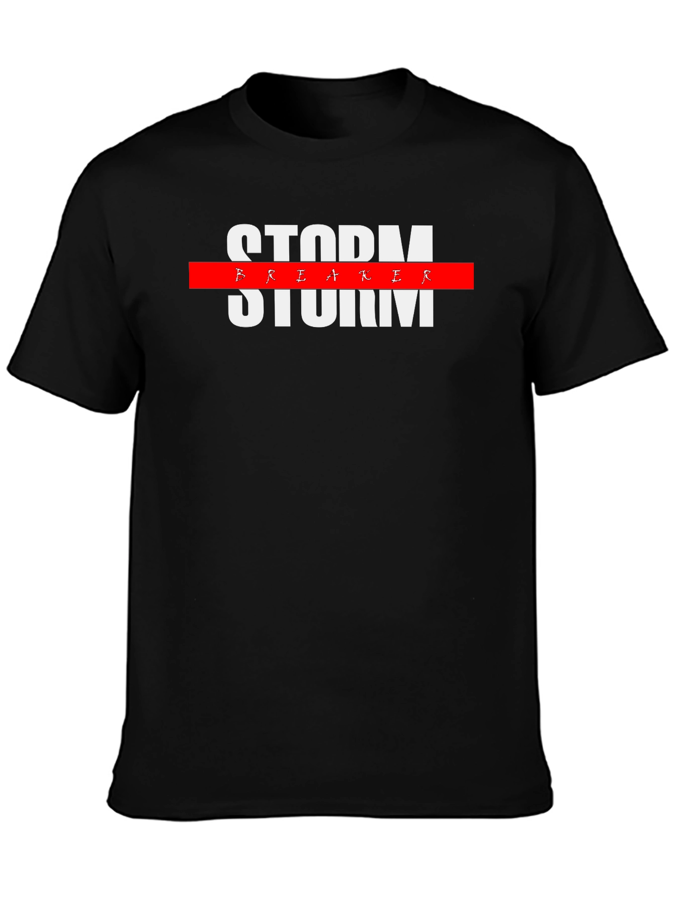 Storm Breaker Graphic Tee - Mens Black T-Shirt