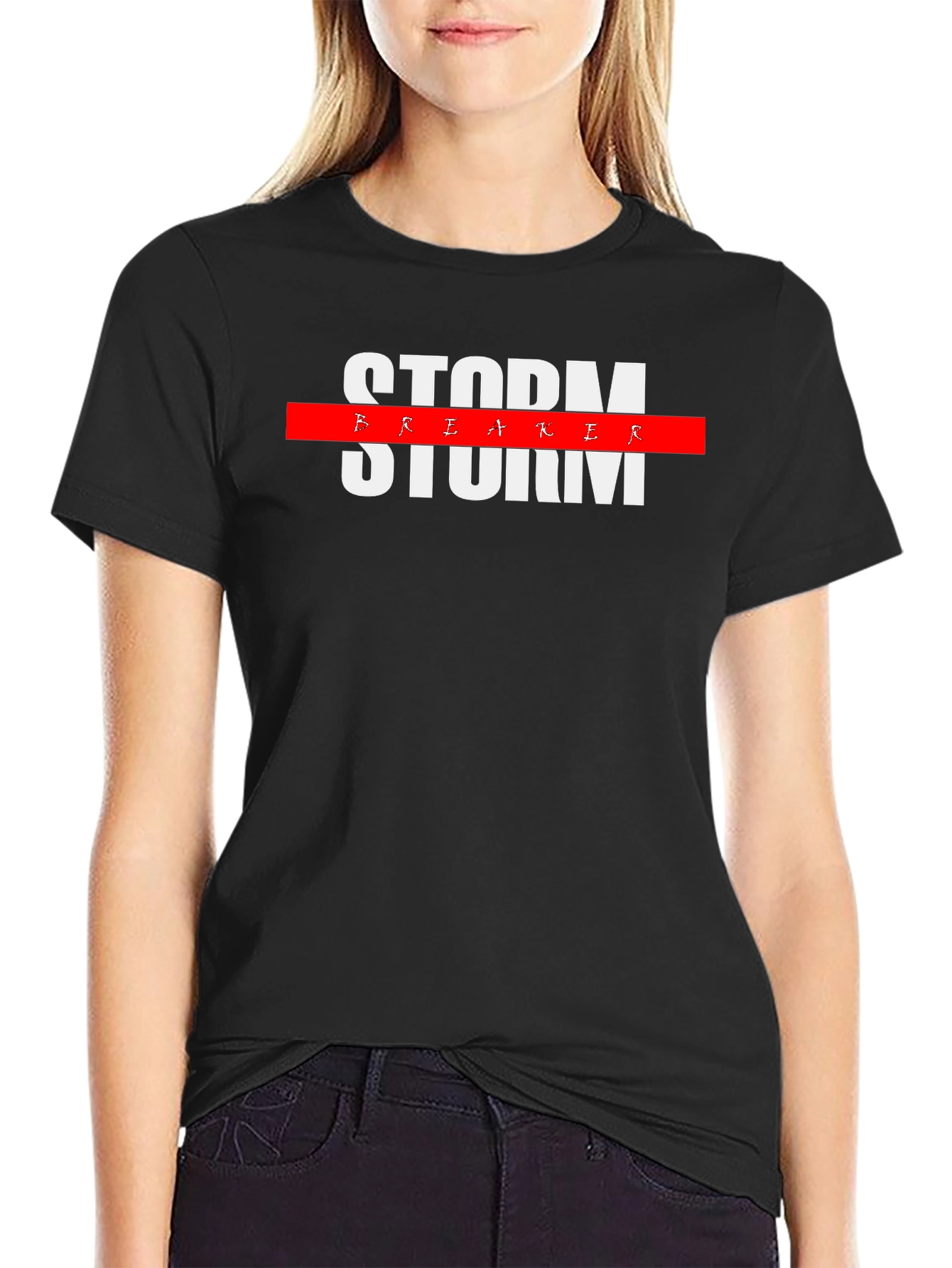Storm Breaker Graphic Tee - Mens Black T-Shirt