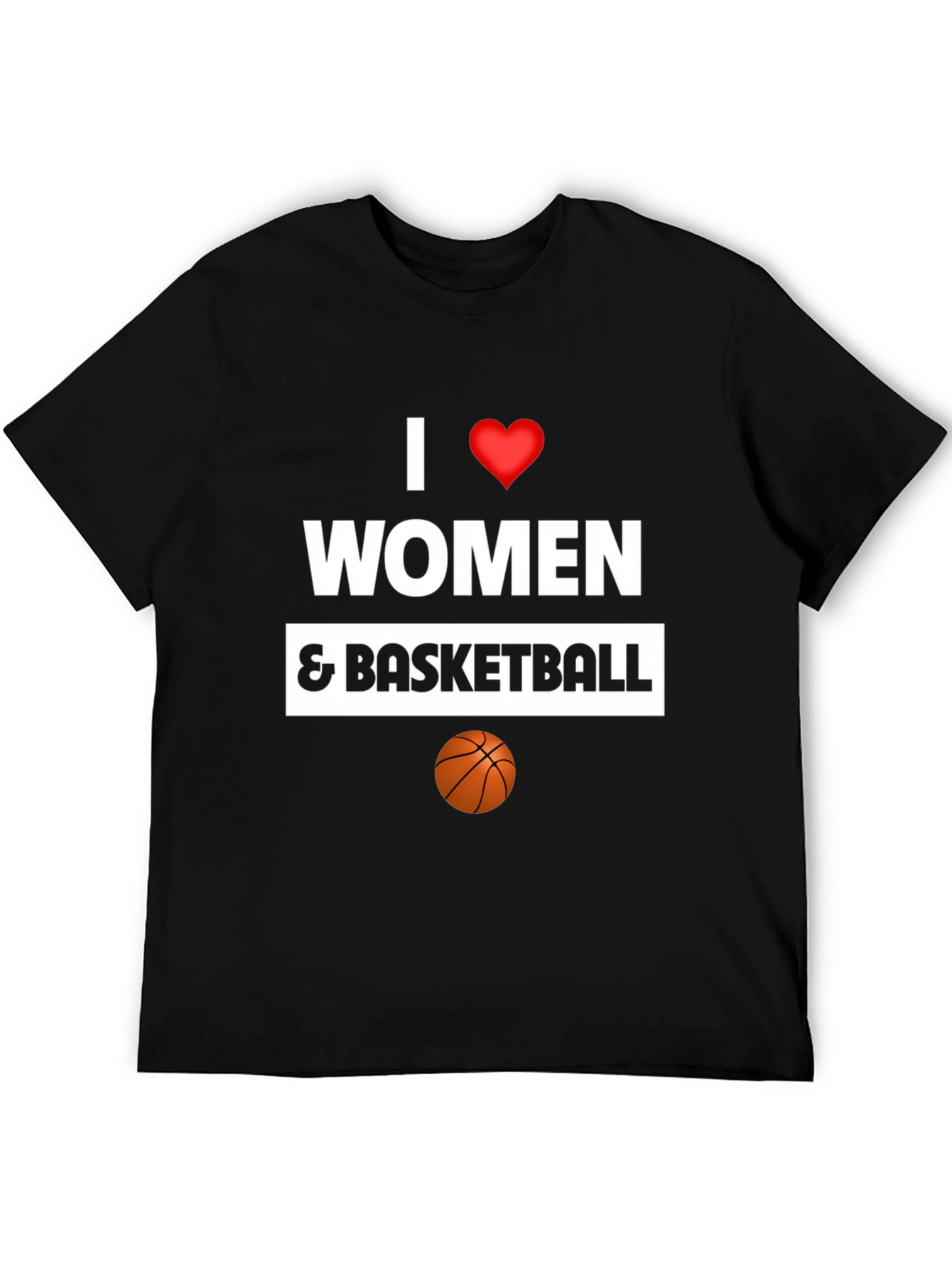 I Love Women and Basketball Graphic Tee