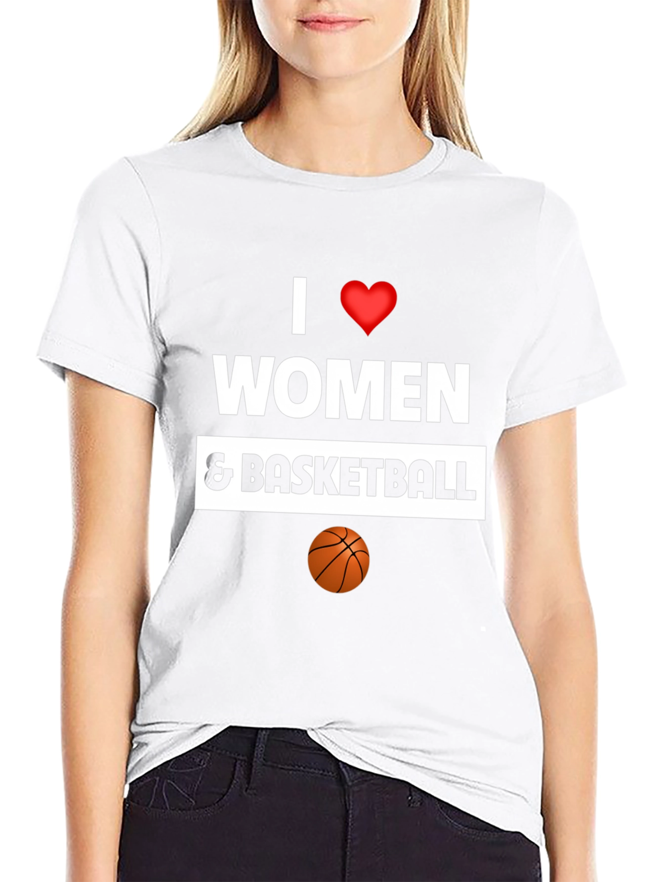 I Love Women and Basketball Graphic Tee