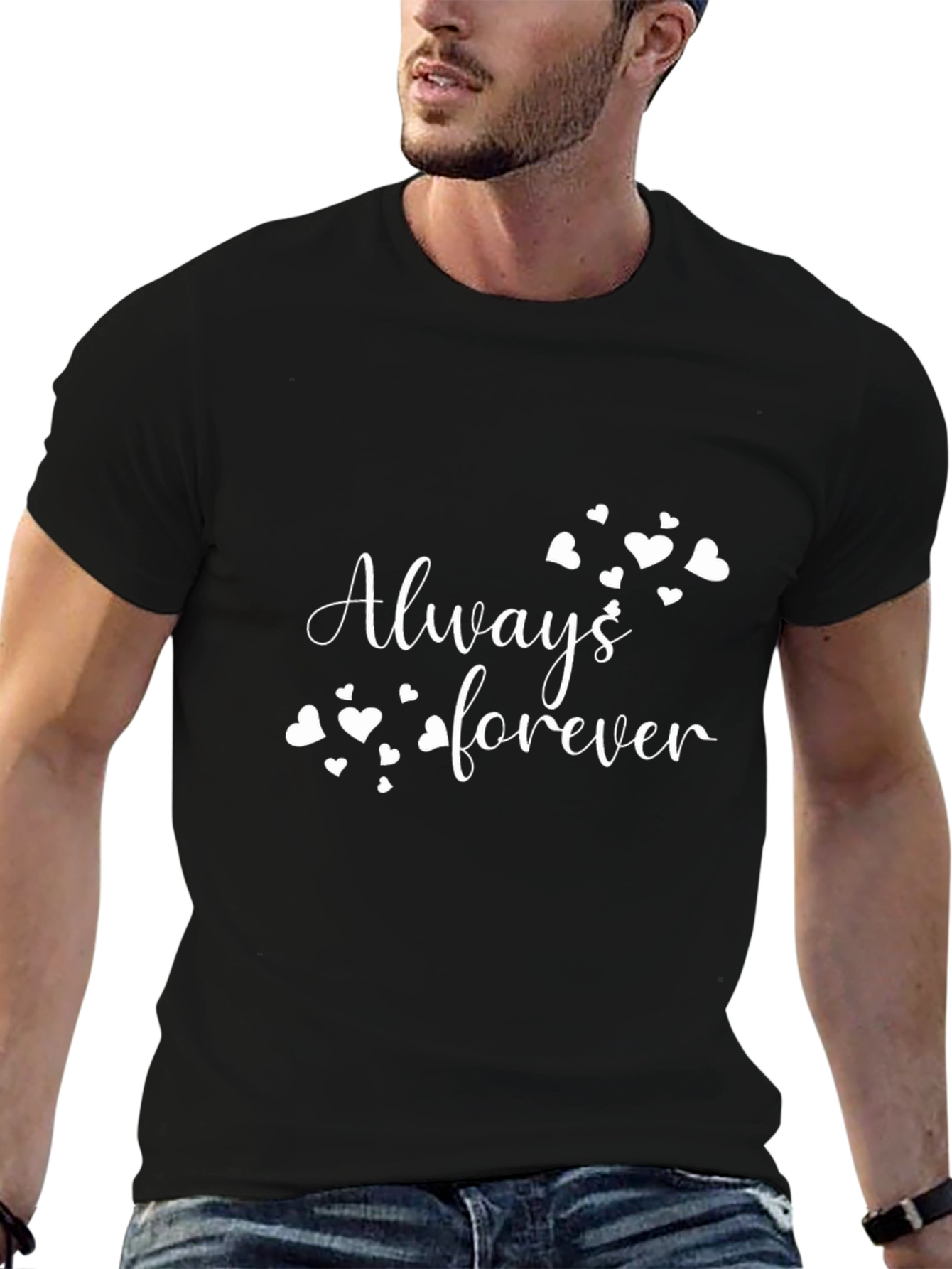Always & Forever Graphic Tee - Black