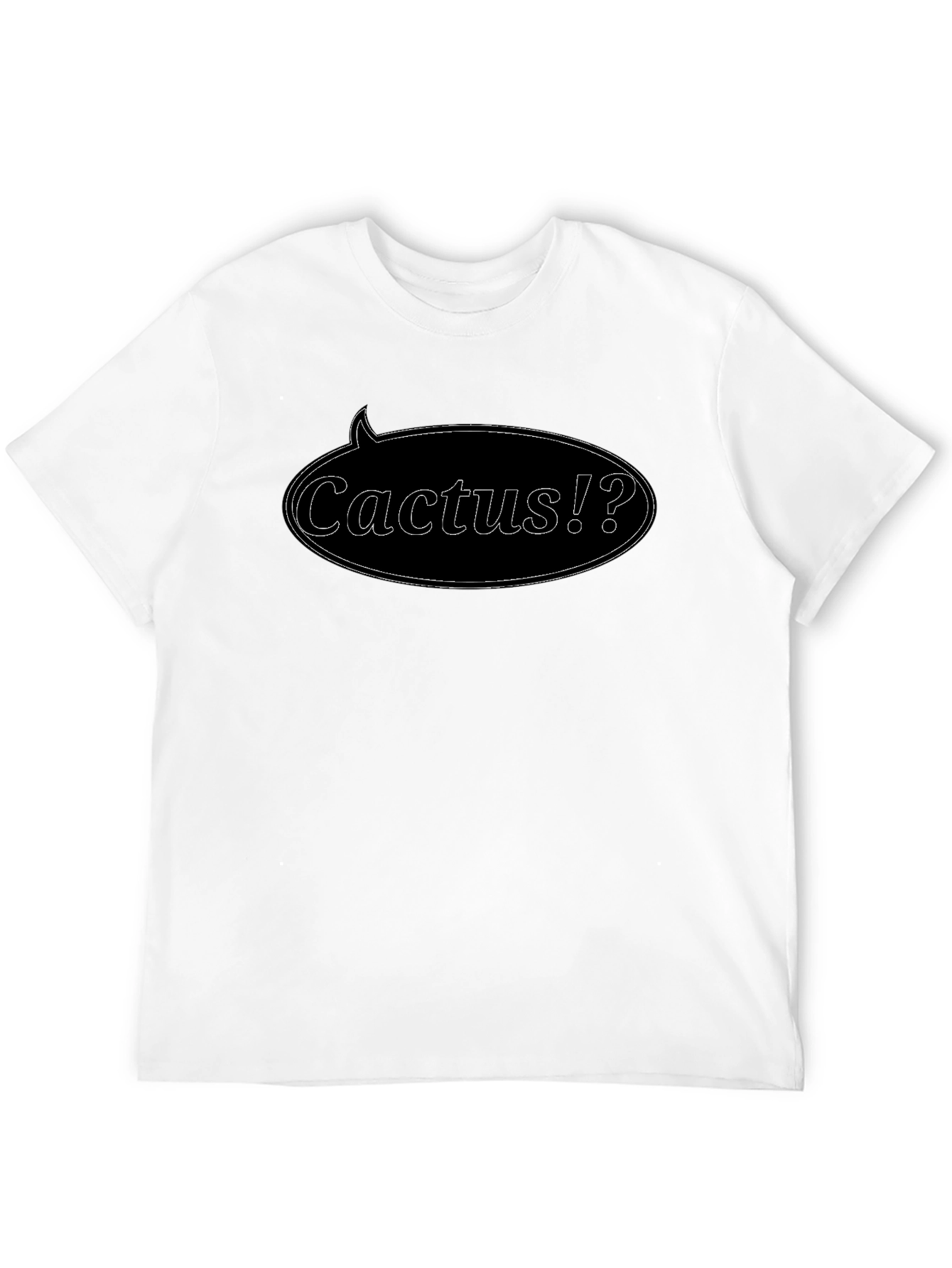 Cactus?! Graphic Tee - Black