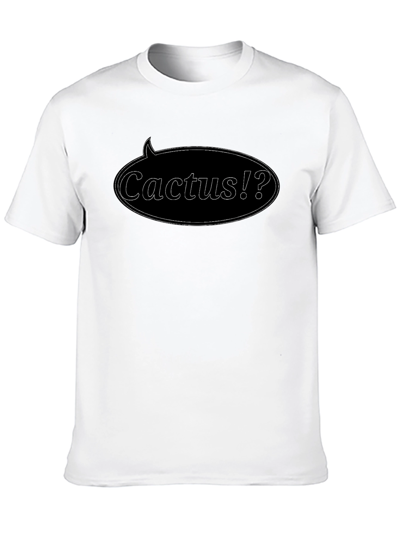Cactus?! Graphic Tee - Black