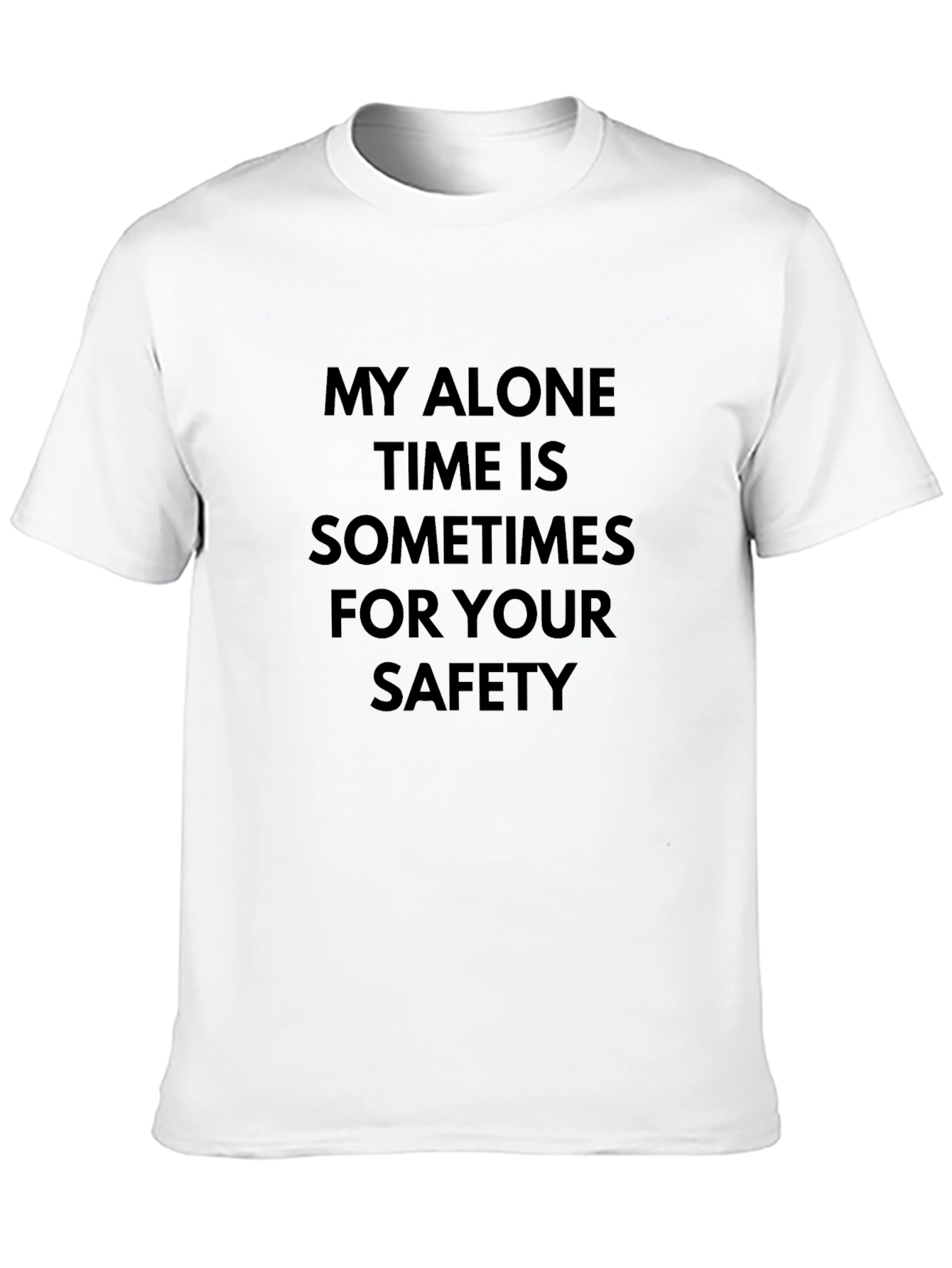 Alone Time Safety Graphic T-Shirt