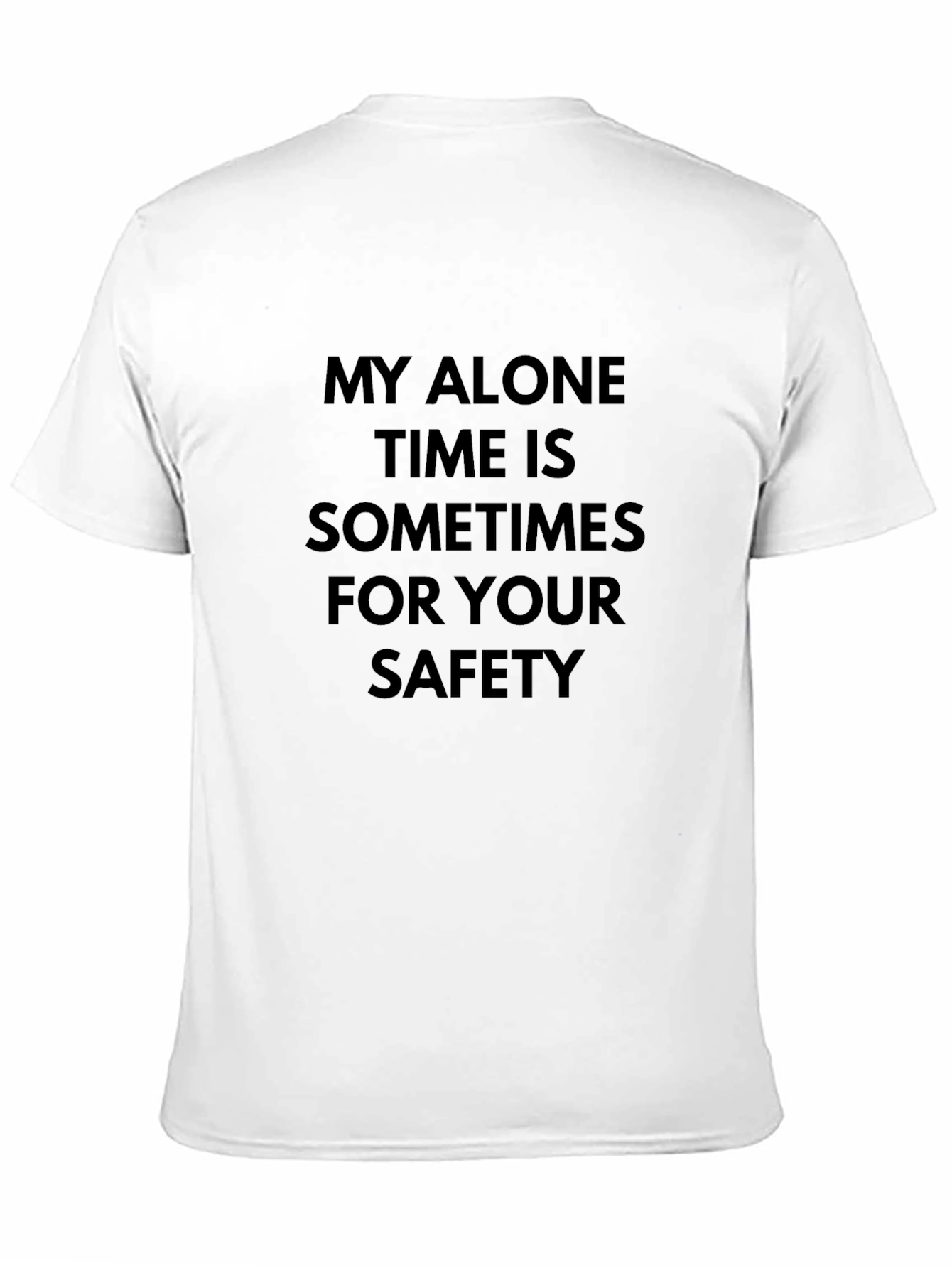 Alone Time Safety Graphic T-Shirt