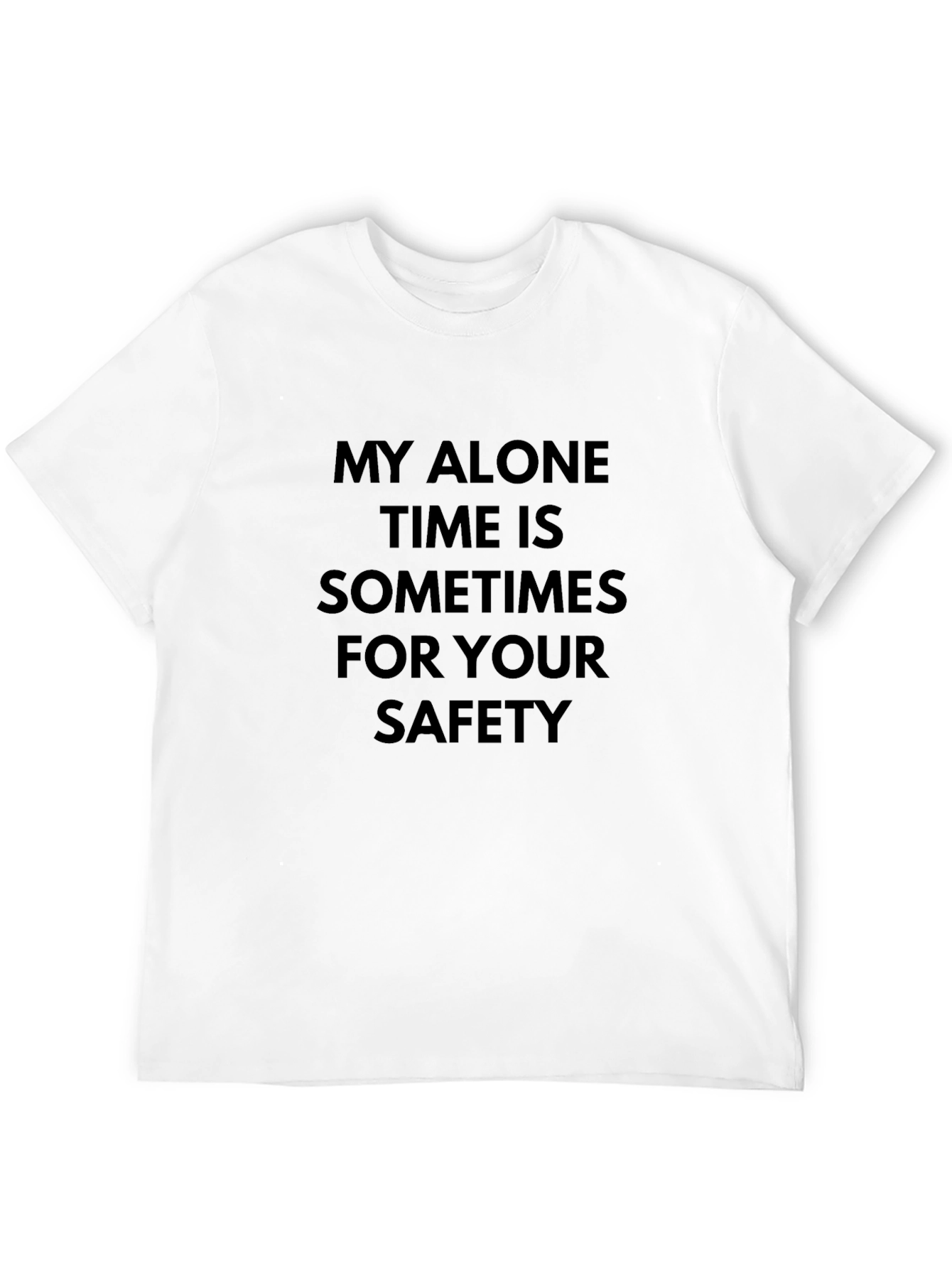 Alone Time Safety Graphic T-Shirt