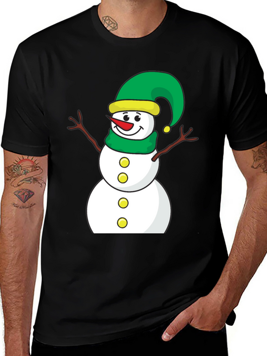Festive Snowman T-Shirt - Holiday Cheer
