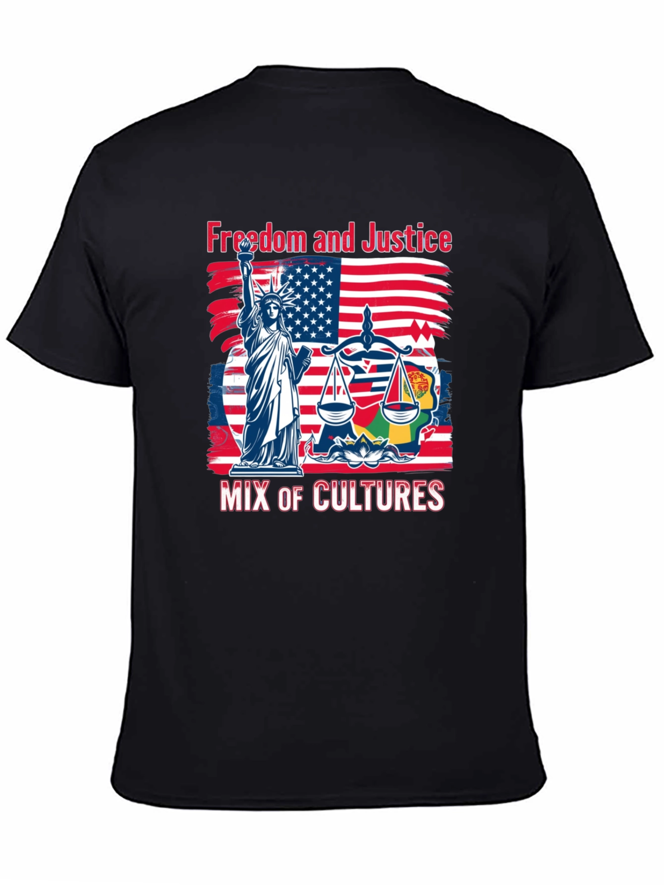 Freedom and Justice Mix of Cultures T-Shirt