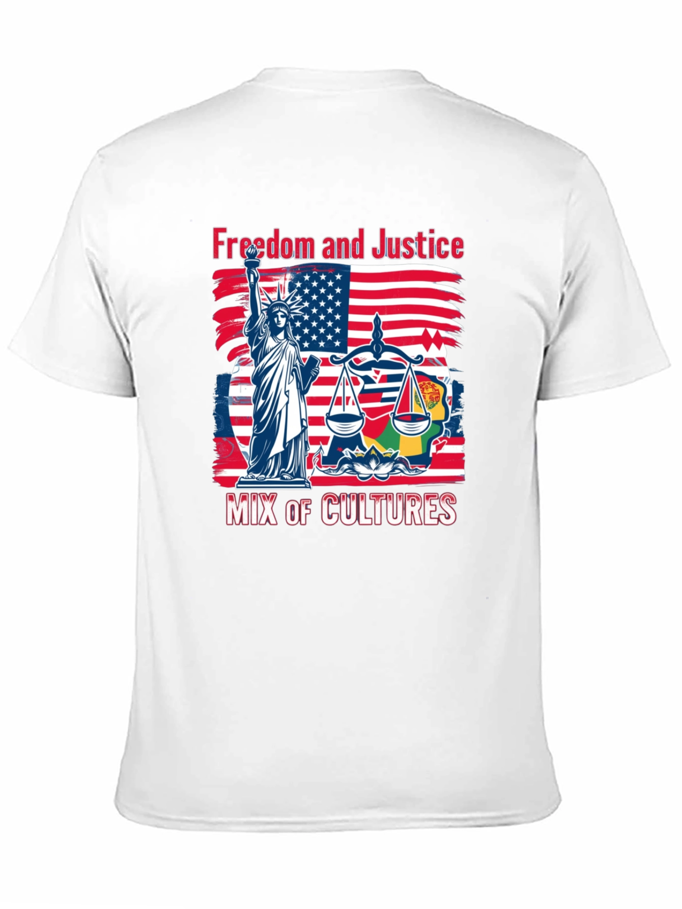 Freedom and Justice Mix of Cultures T-Shirt