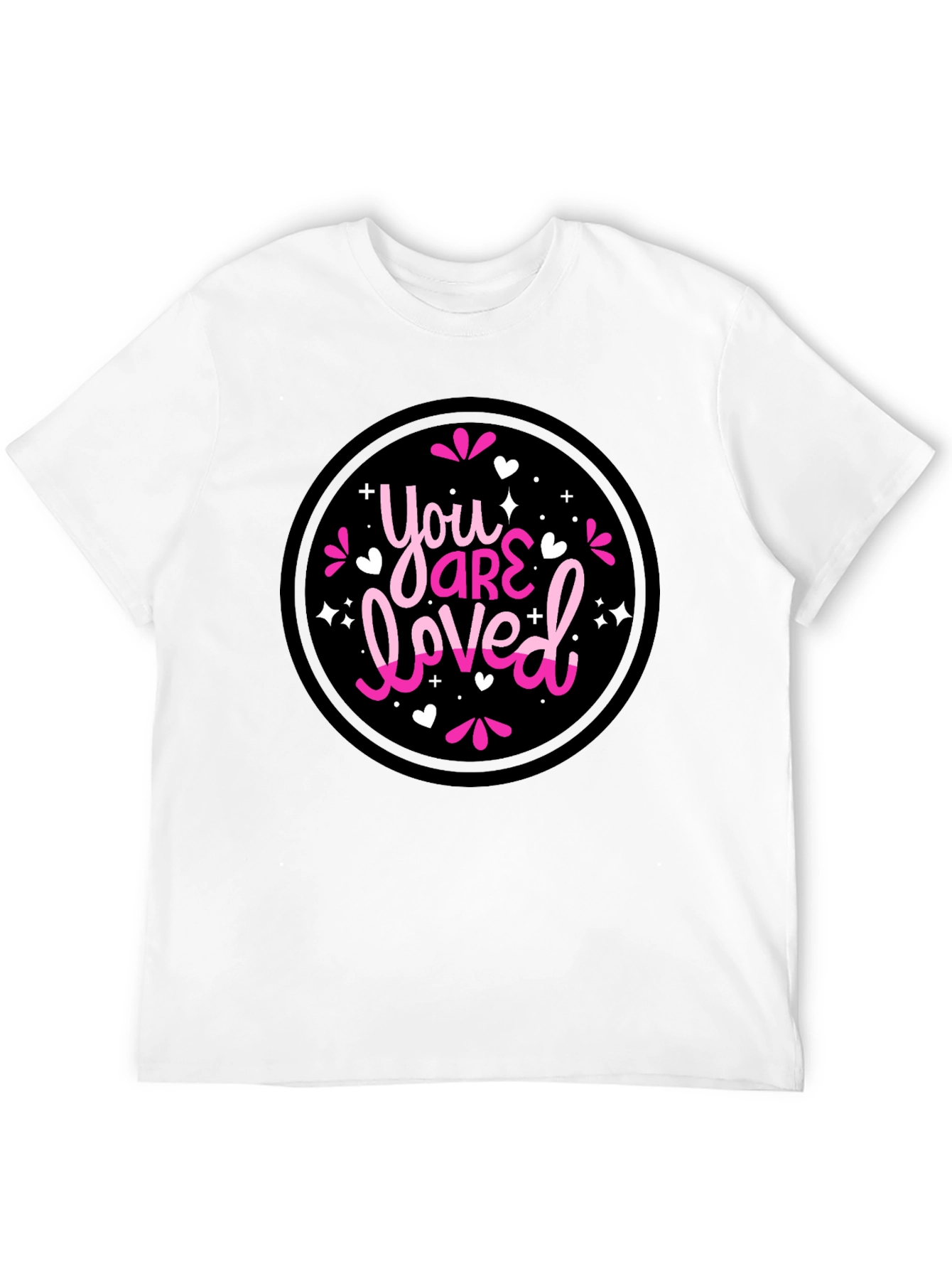 You Are Loved Graphic T-Shirt - Black